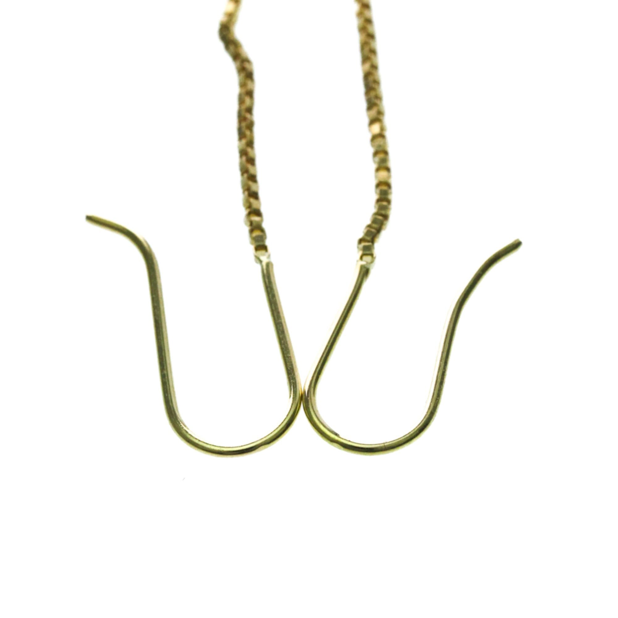 Gucci Gucci Lariat Earrings No Stone Yellow Gold (18K) Drop Earrings Gold Size ONE SIZE - 8 Thumbnail