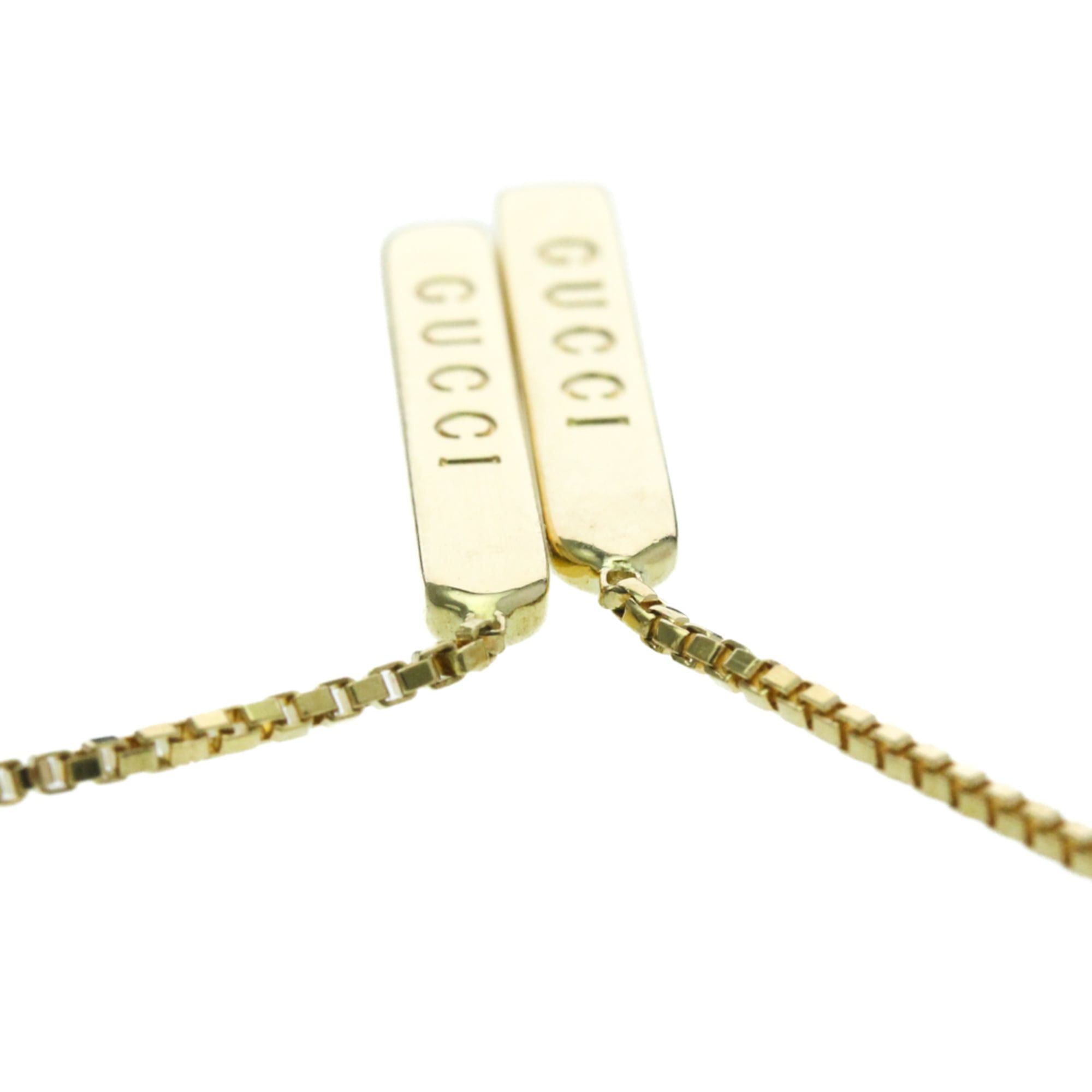 Gucci Gucci Lariat Earrings No Stone Yellow Gold (18K) Drop Earrings Gold Size ONE SIZE - 6 Thumbnail