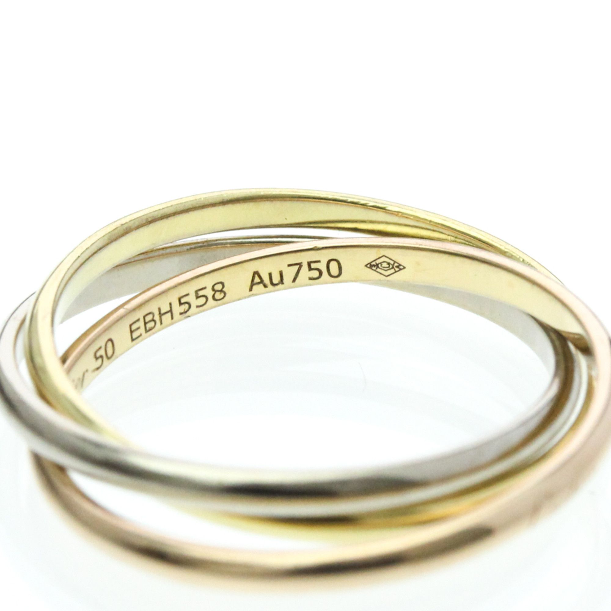 Cartier Cartier Trinity Yellow Gold (18K),Pink Gold (18K),White Gold (18K) Fashion No Stone Band Ring Gold Size ONE SIZE - 7 Thumbnail