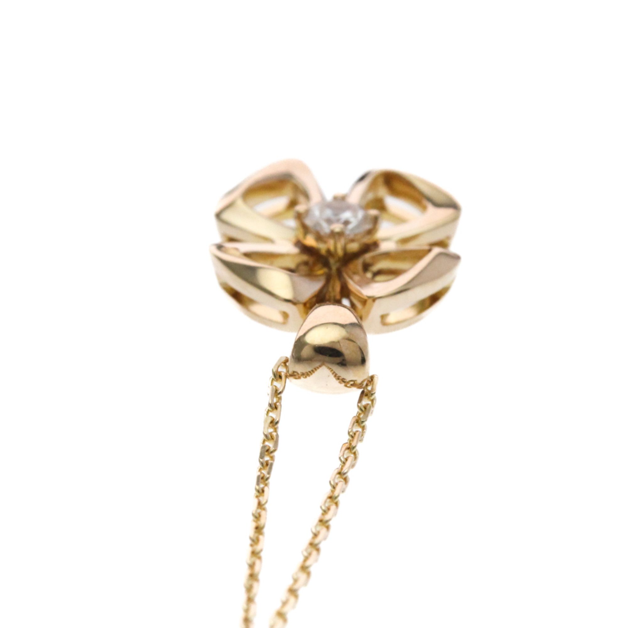 Bvlgari Bvlgari Fiorever Diamond Necklace Pink Gold (18K) Diamond Men,Women Fashion Pendant Necklace (Pink Gold) Size ONE SIZE - 6 Thumbnail