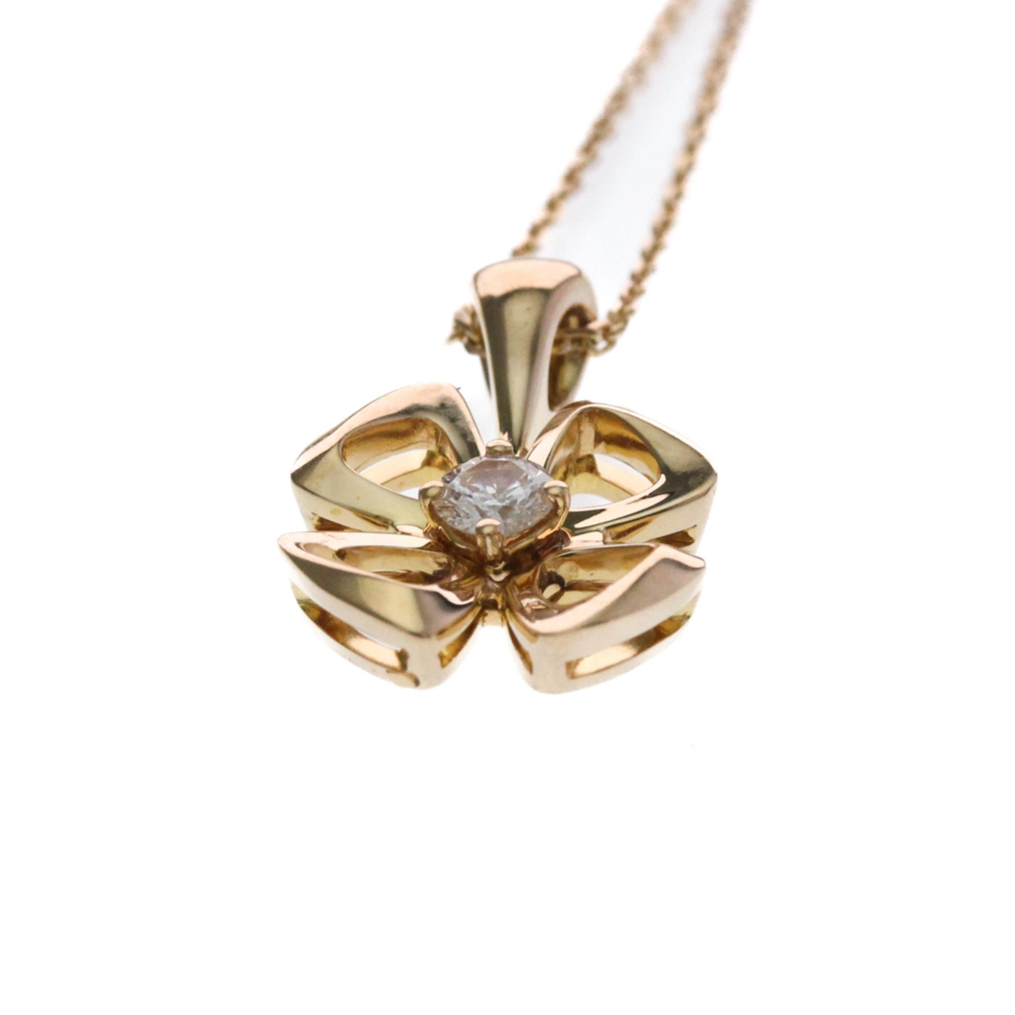Bvlgari Bvlgari Fiorever Diamond Necklace Pink Gold (18K) Diamond Men,Women Fashion Pendant Necklace (Pink Gold) Size ONE SIZE - 5 Thumbnail