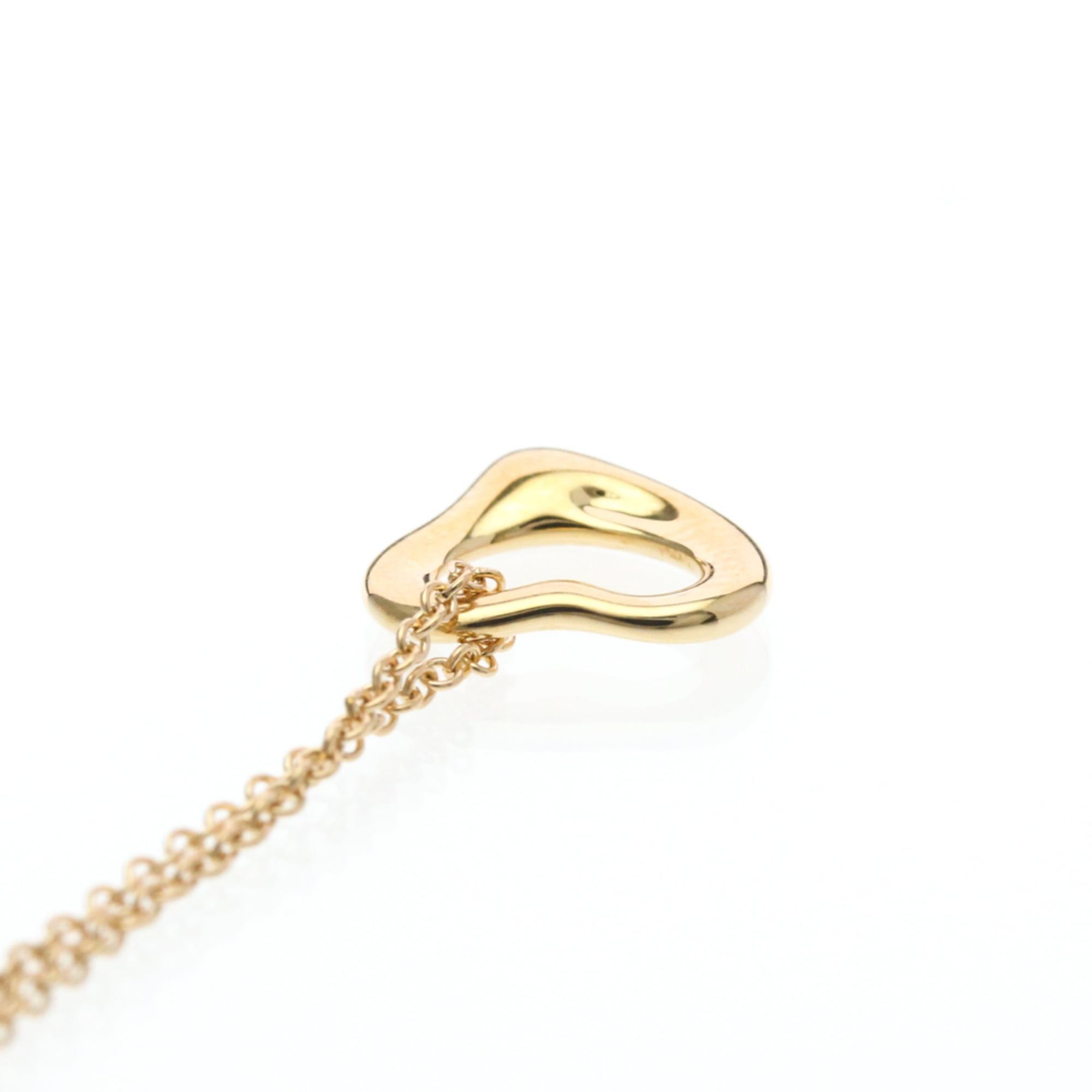 Tiffany & Co. Tiffany Open Heart Pink Gold (18K) No Stone Men,Women Fashion Pendant Necklace (Pink Gold) Size ONE SIZE - 6 Thumbnail