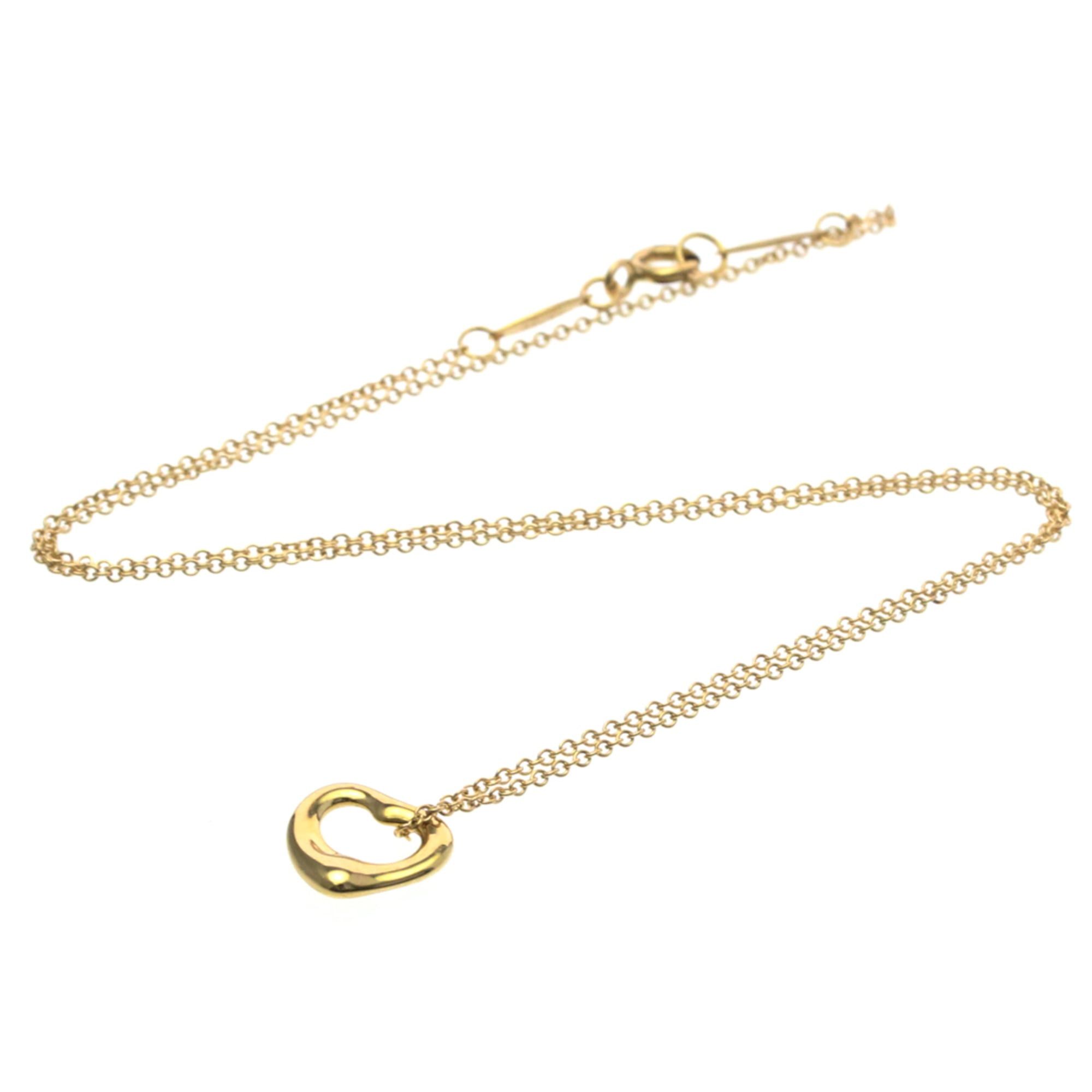 Tiffany & Co. Tiffany Open Heart Pink Gold (18K) No Stone Men,Women Fashion Pendant Necklace (Pink Gold) Size ONE SIZE - 16 Thumbnail