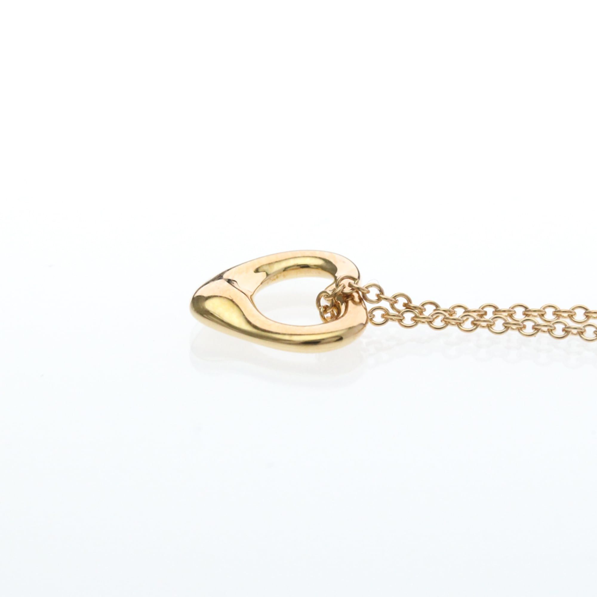 Tiffany & Co. Tiffany Open Heart Pink Gold (18K) No Stone Men,Women Fashion Pendant Necklace (Pink Gold) Size ONE SIZE - 3 Thumbnail