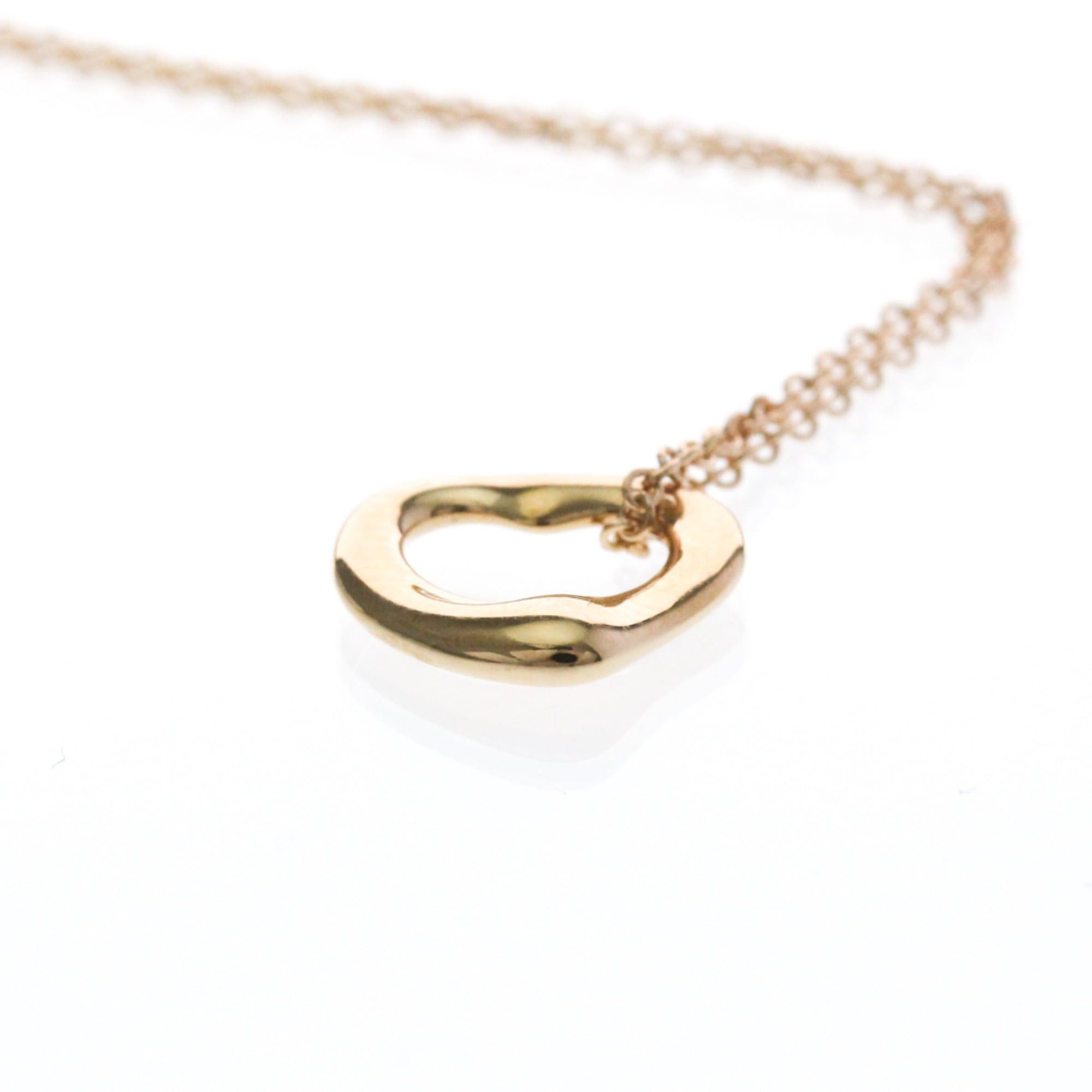 Tiffany & Co. Tiffany Open Heart Pink Gold (18K) No Stone Men,Women Fashion Pendant Necklace (Pink Gold) Size ONE SIZE - 5 Thumbnail