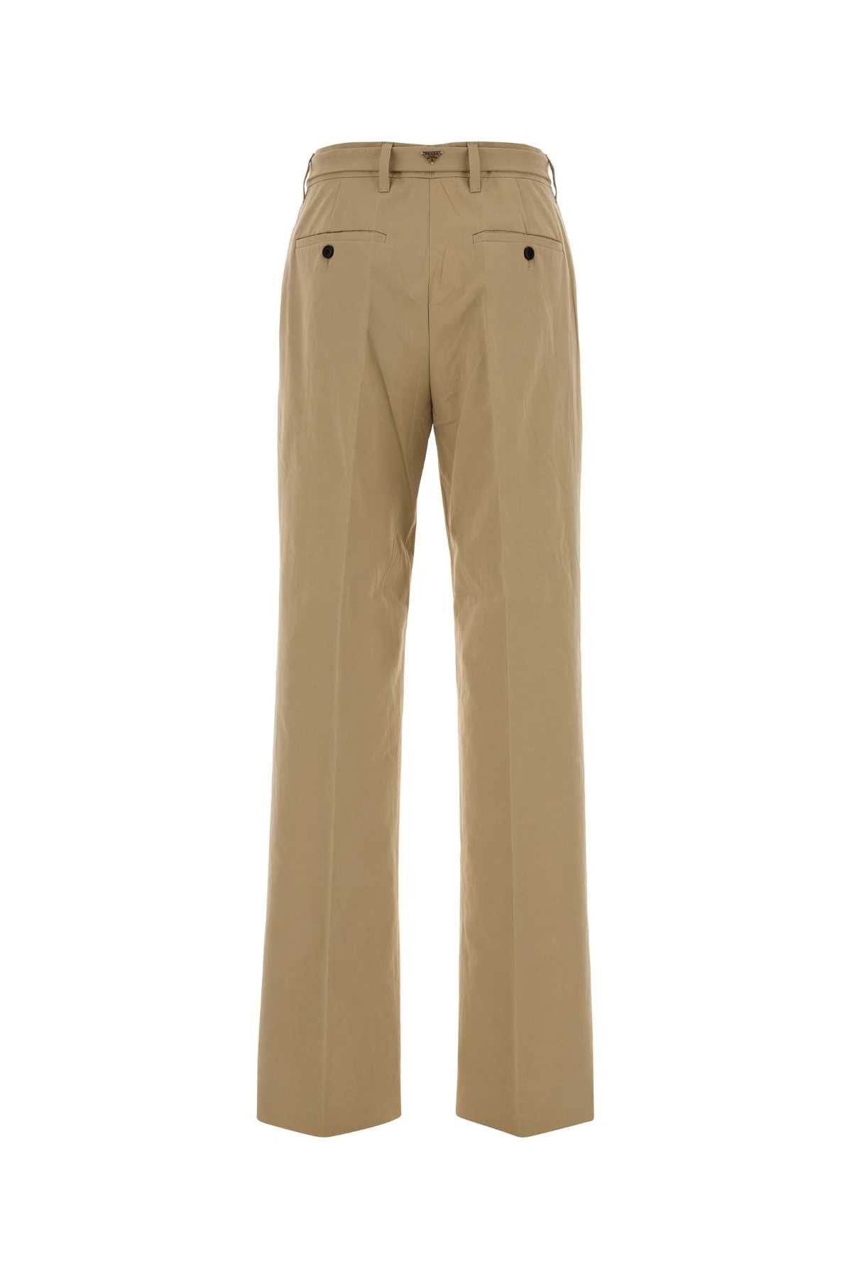 Prada Beige Cotton Pant Size 28" / US 6 / IT 42 - 2 Thumbnail