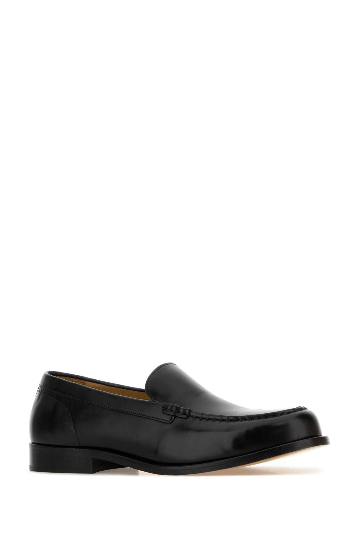 A.P.C. Black Leather Loafers Size US 7 / EU 40 - 2 Thumbnail