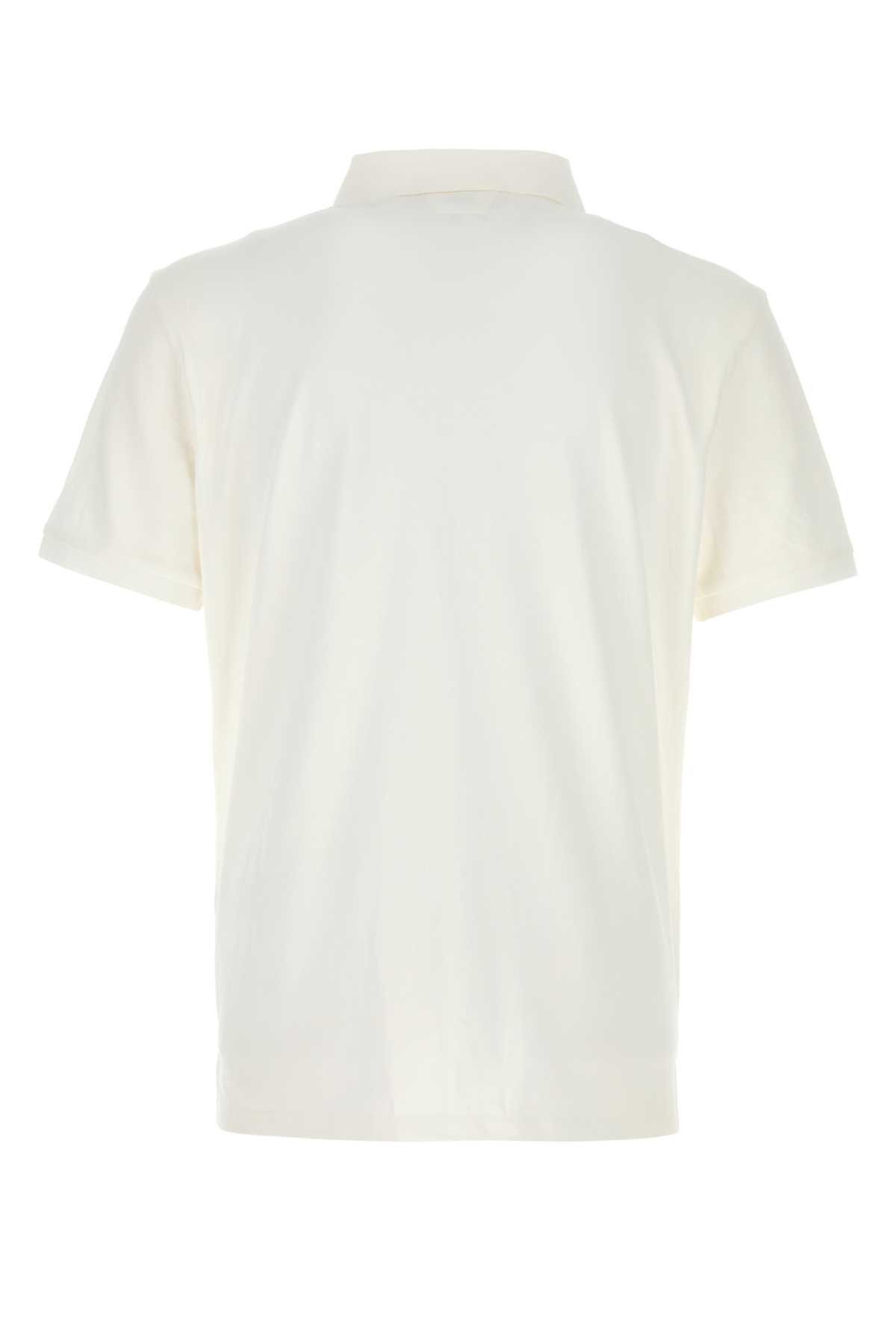 C.P. Company White Stretch Piquet Polo Shirt Size US S / EU 44-46 / 1 - 2 Thumbnail