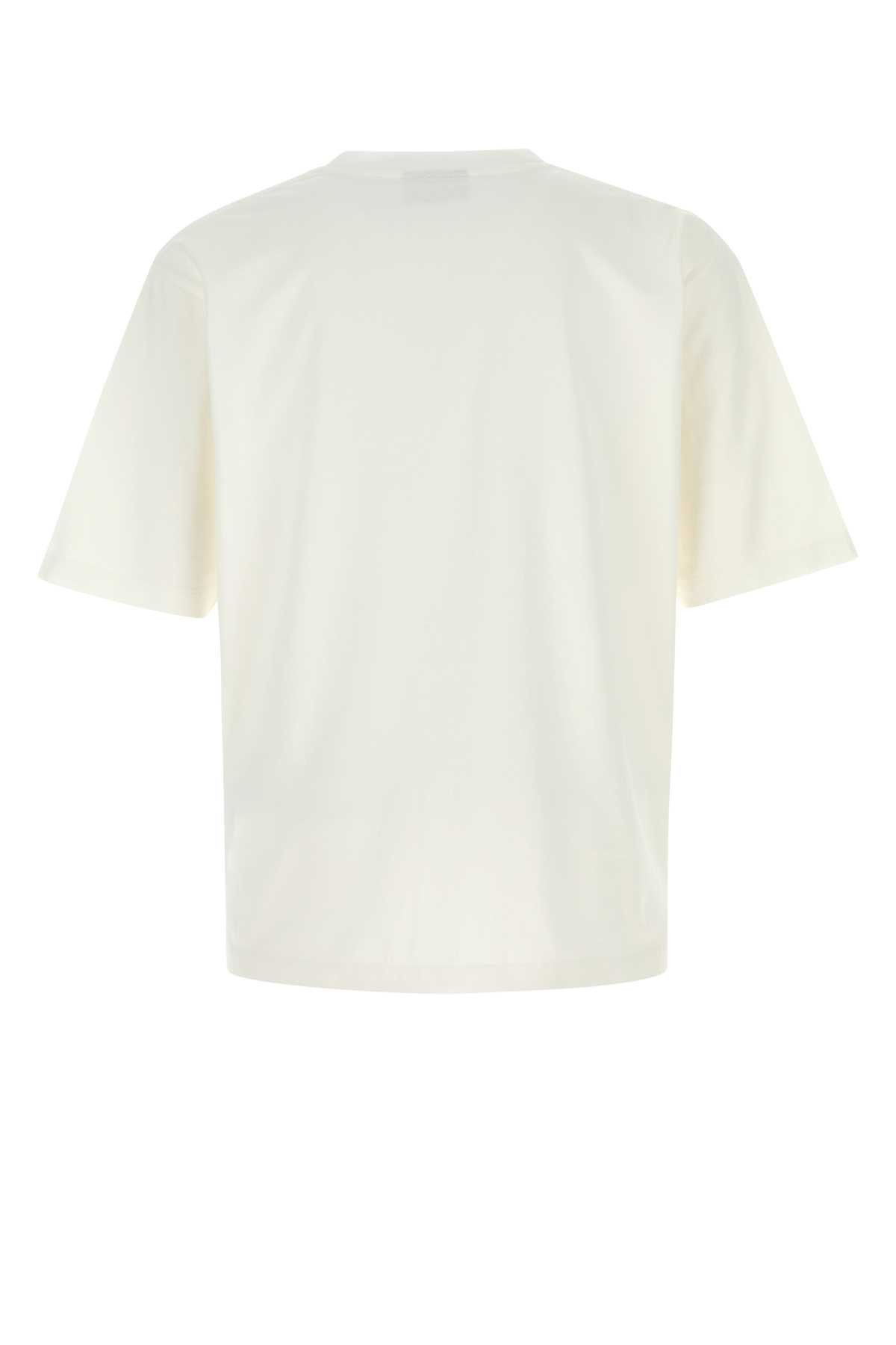Dsquared2 White Cotton T-Shirt Size US M / EU 48-50 / 2 - 2 Thumbnail