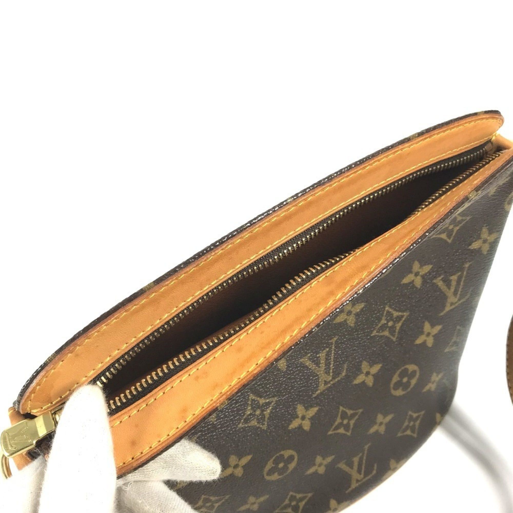 LOUIS VUITTON M51290 Monogram Drouot Bag, Handbag, Crossbody Pochette, Shoulder Canvas, Men's and Women's, Brown