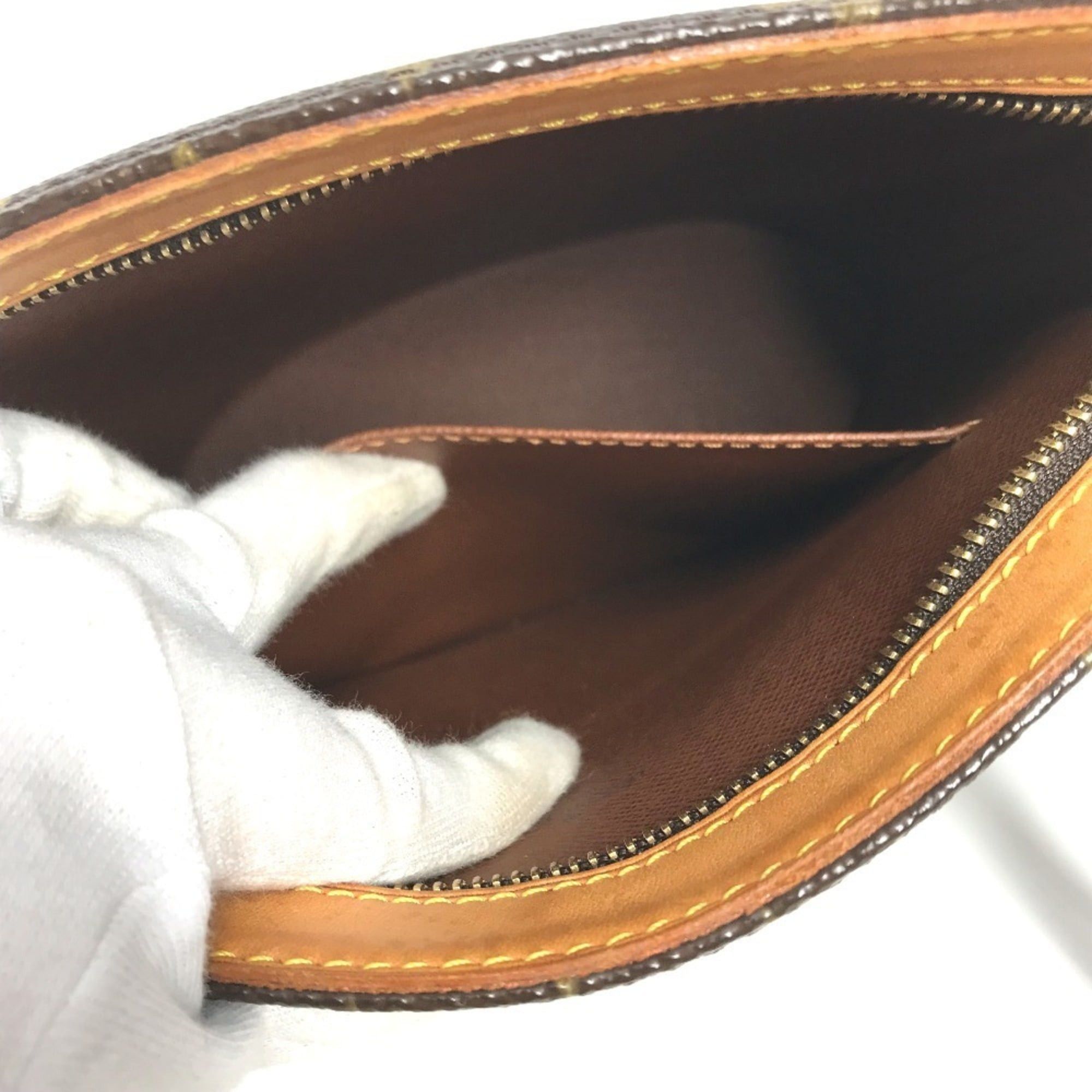 LOUIS VUITTON M51290 Monogram Drouot Bag, Handbag, Crossbody Pochette, Shoulder Canvas, Men's and Women's, Brown