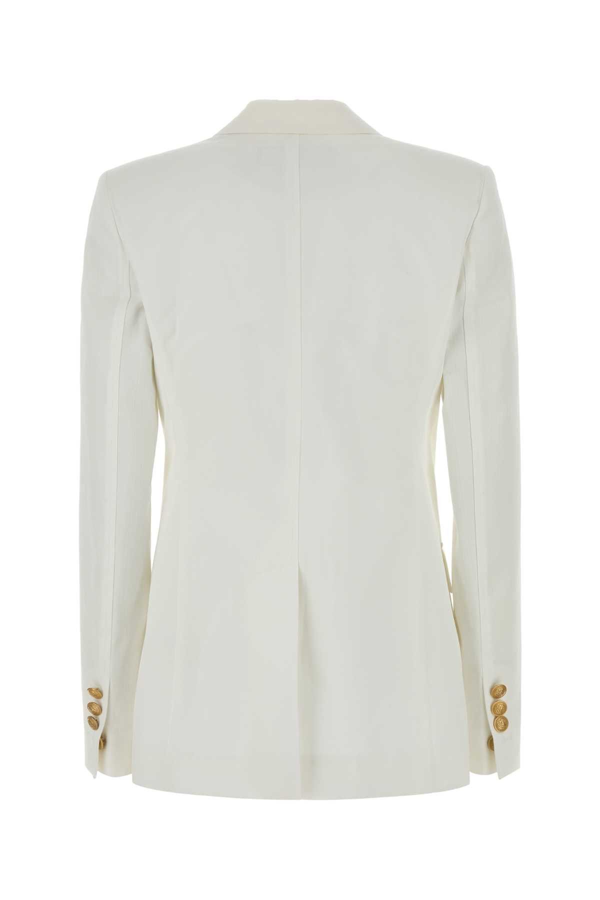 Dsquared2 White Cotton Blazer Size S / US 4 / IT 40 - 2 Thumbnail