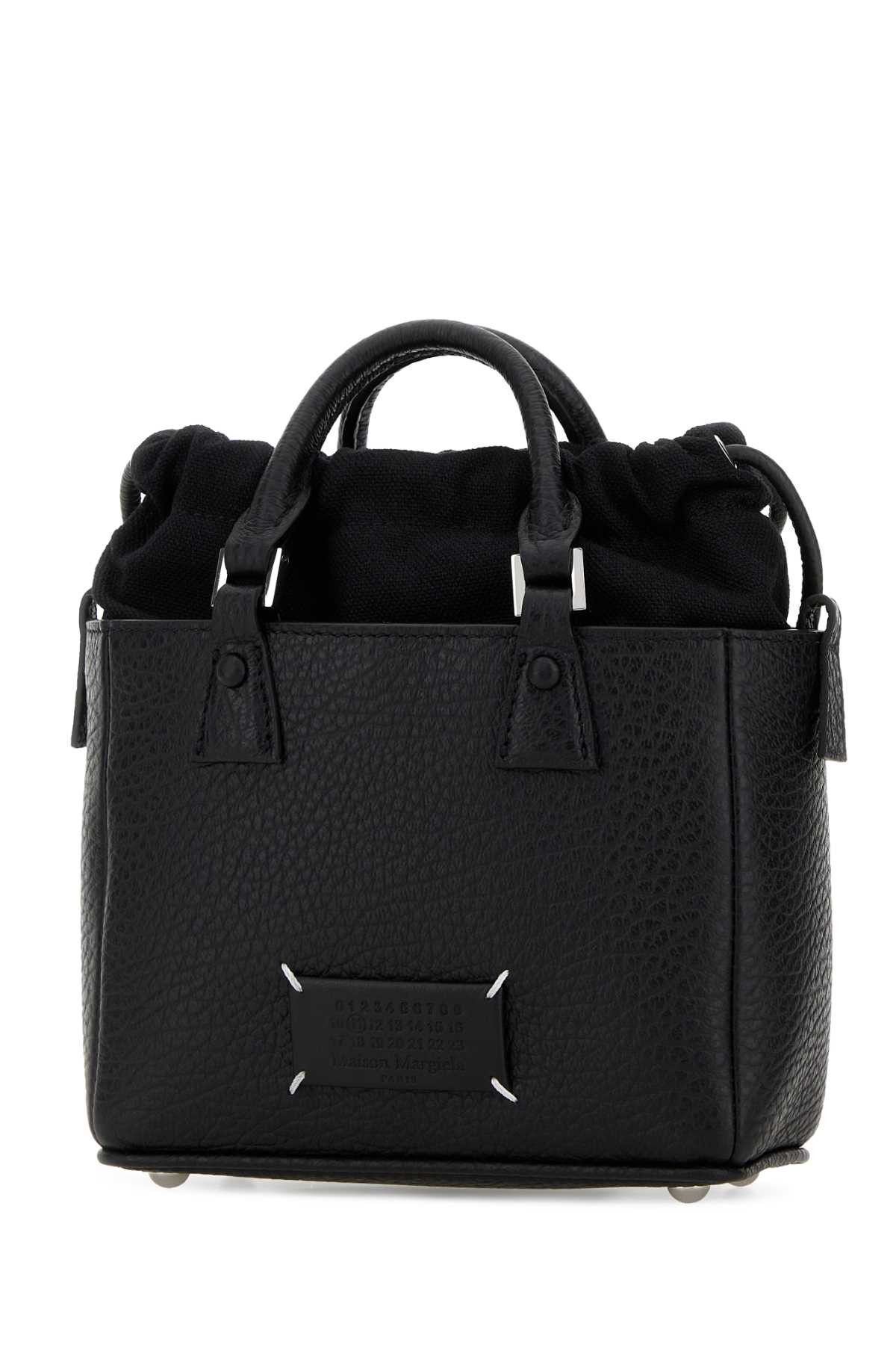 Maison Margiela Black Leather 5Ac Handbag Size ONE SIZE - 2 Thumbnail