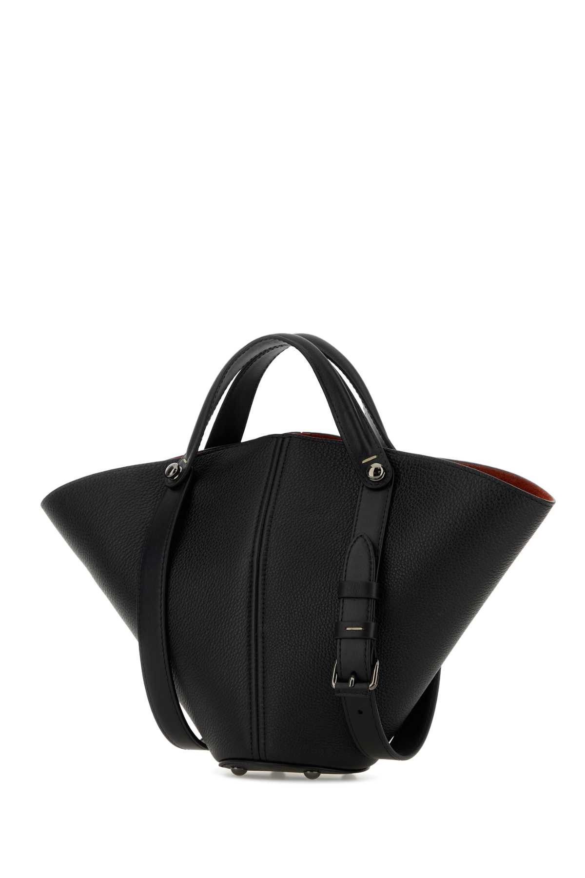 Maison Margiela Black Leather Bucket Bag Size ONE SIZE - 2 Thumbnail