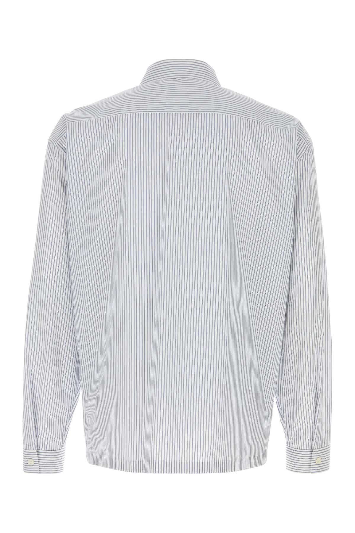 Prada Embroidered Poplin Shirt Size US XL / EU 56 / 4 - 2 Thumbnail