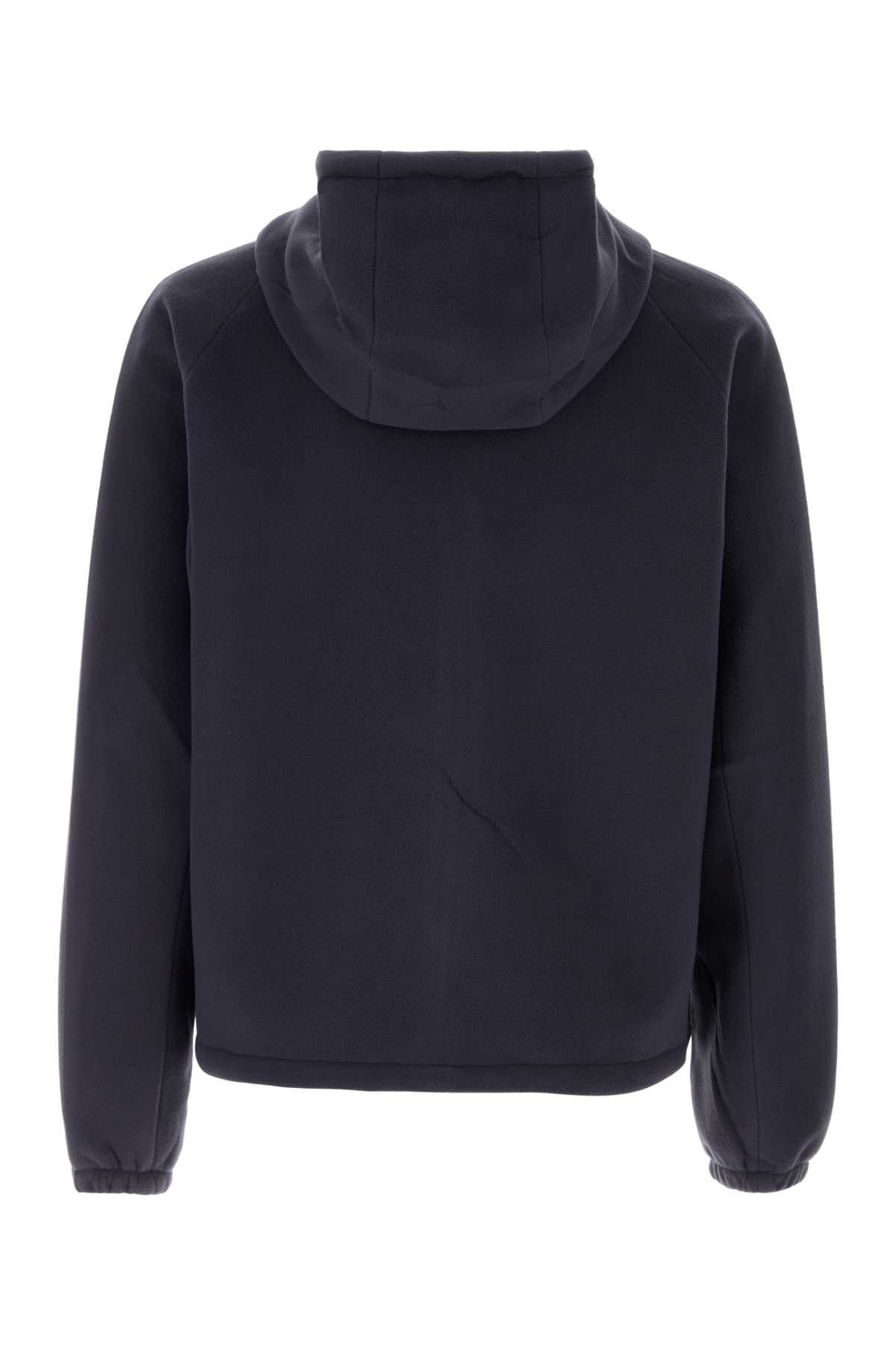 Prada Navy Blue Pile Jacket Size US XL / EU 56 / 4 - 2 Thumbnail