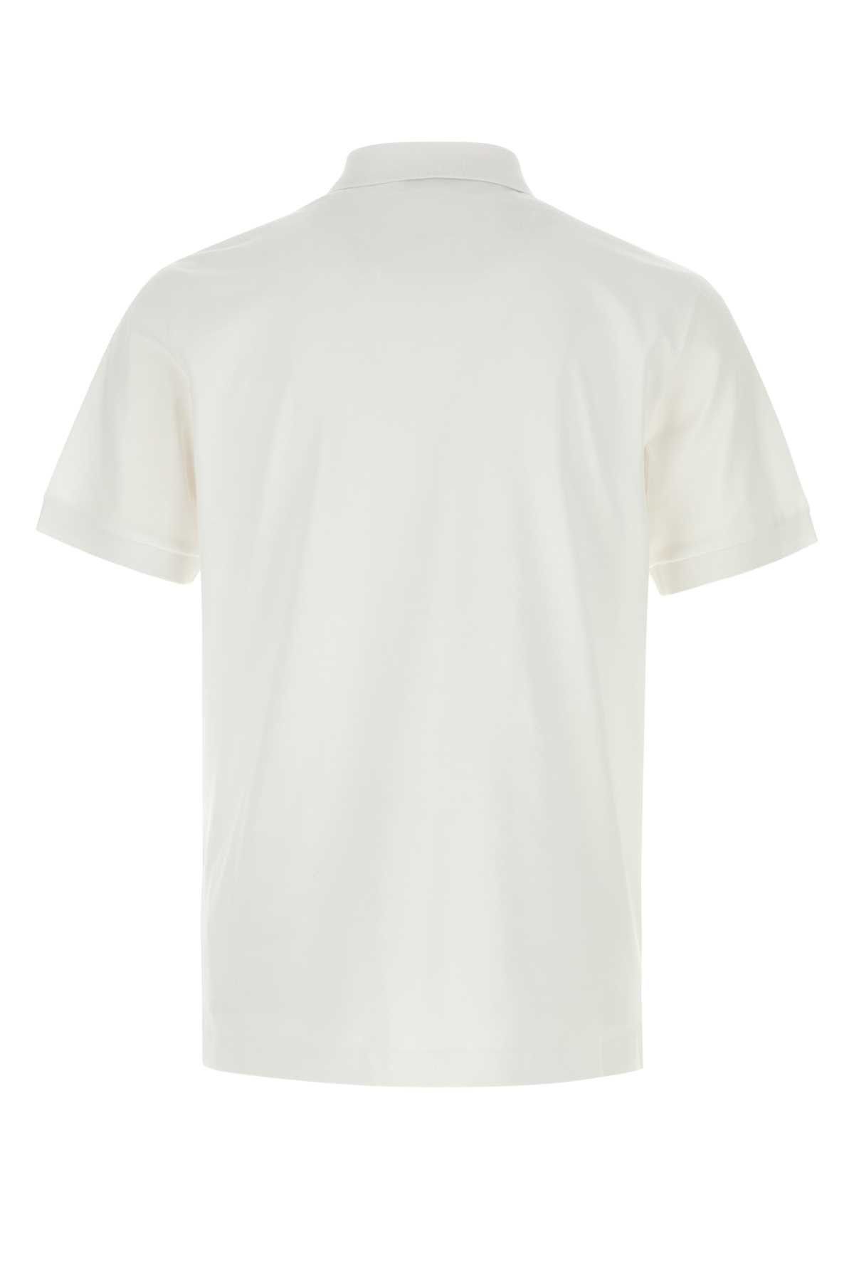 Prada White Piquet Polo Shirt Size US S / EU 44-46 / 1 - 2 Thumbnail