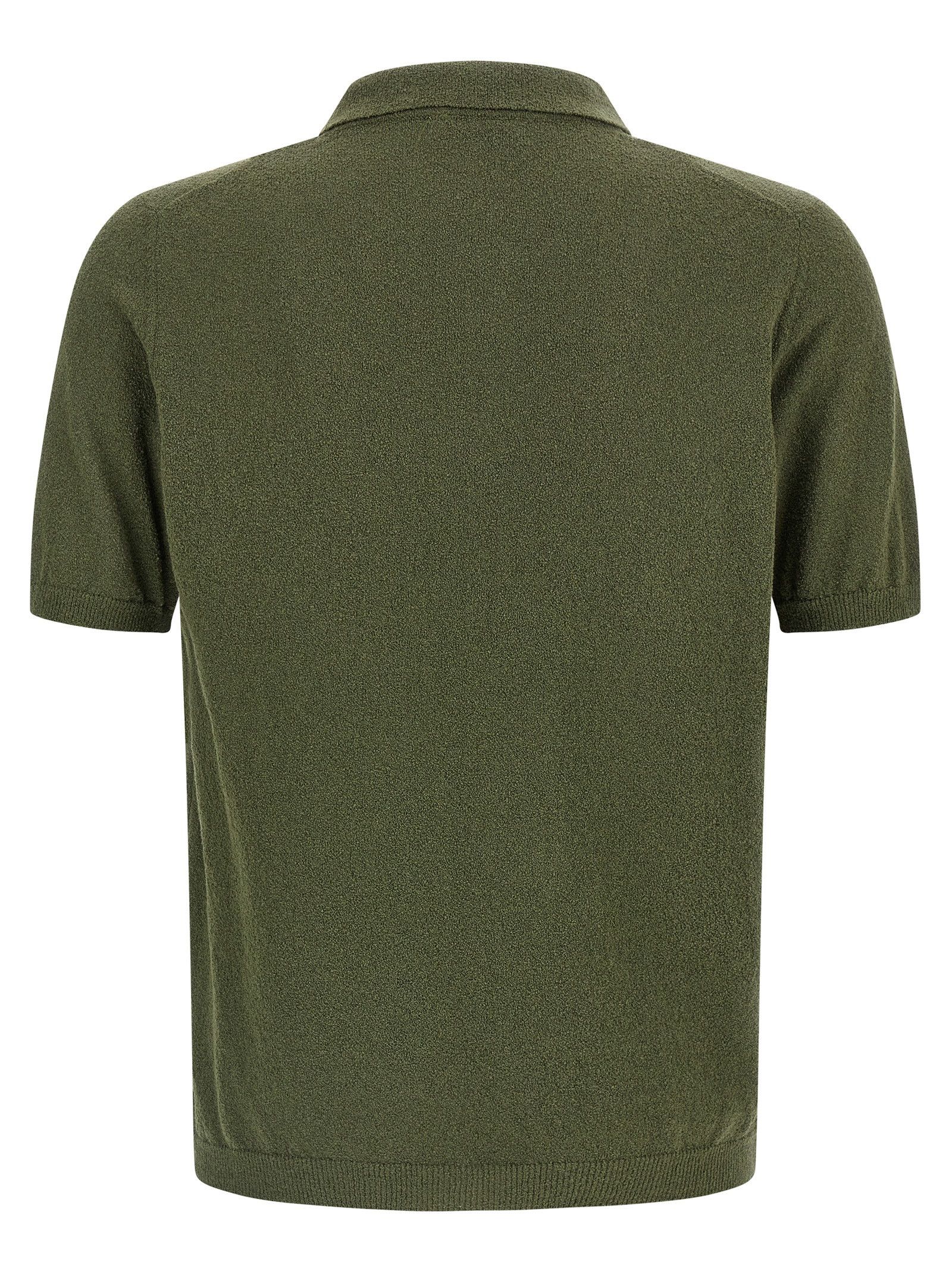 Roberto Collina Spongy Effect Polo Shirt Size US L / EU 52-54 / 3 - 2 Thumbnail