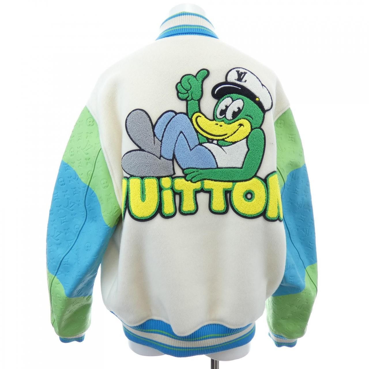 Louis Vuitton Louis Vuitton Louis Vuitton Rainbow Playground Varsity Jacket Textile Outerwear HOL63EYC8 DUTY FREE for USA Size ONE SIZE - 2 Thumbnail