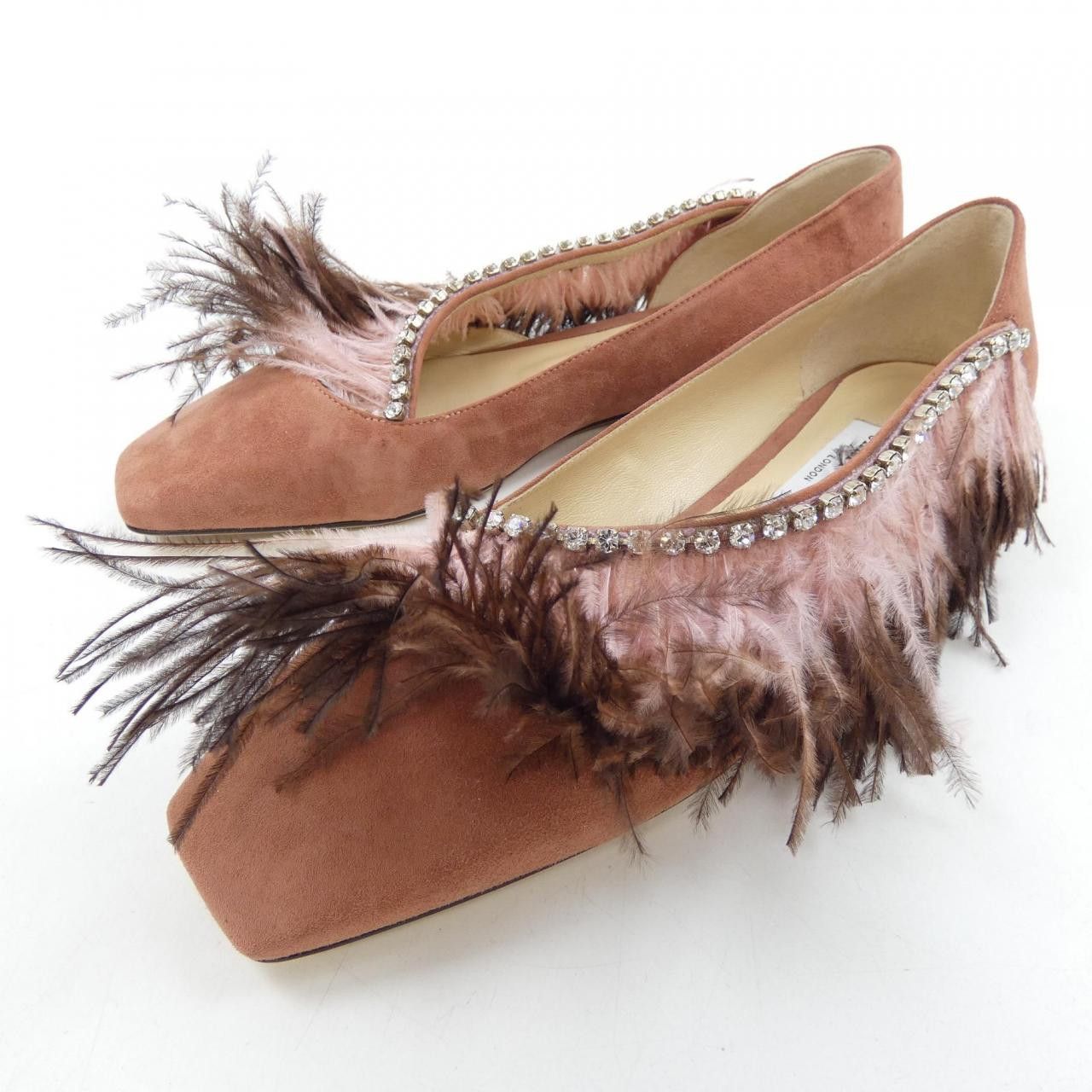 Jimmy Choo Jimmy Choo Jimmy Choo AEVA FLAT Flat Shoes Leather Shoes AEVA FLAT DUTY FREE for USA Size ONE SIZE - 3 Thumbnail