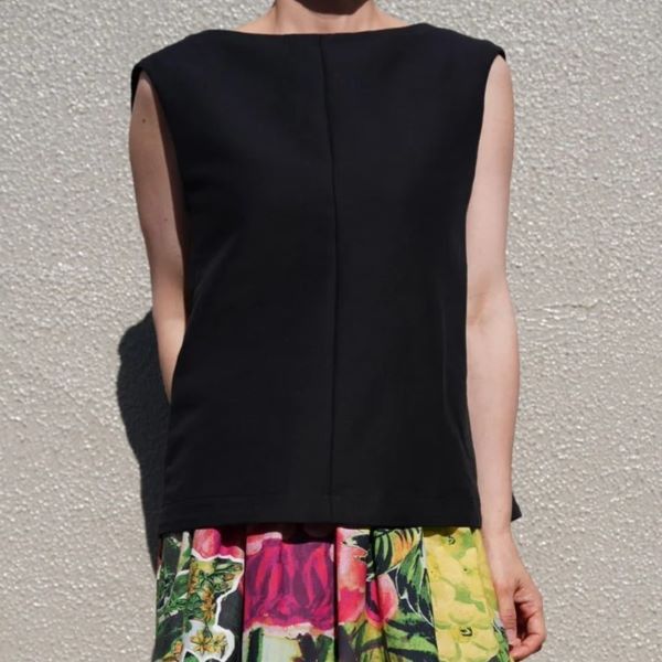 Marni Marni Marni COTTON CADY Cocoon Sleeveless Top Textile Tops TTMA0292A0 TCX28 DUTY FREE for USA Size ONE SIZE - 3 Thumbnail