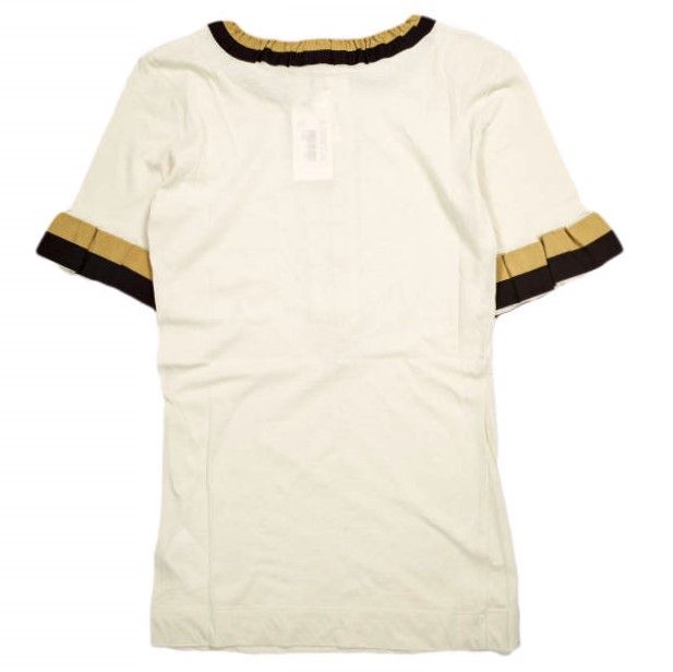 Dries Van Noten Dries Van Noten Dries Van Noten HAPPY TAPE Cotton T-shirt Textile T-Shirts 241-011144-8606-100 DUTY FREE for USA Size ONE SIZE - 2 Thumbnail