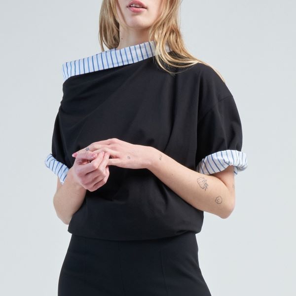 Dries Van Noten Dries Van Noten Dries Van Noten HENESSA 8603 Cotton T-shirt Textile T-Shirts 241-011125-8603-900 DUTY FREE for USA Size ONE SIZE - 3 Thumbnail