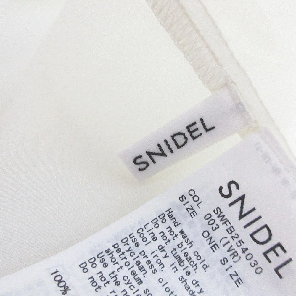 Other Other Snidel Bowtie Pullover Blouse Textile Tops SWFB254030 DUTY FREE for USA Size ONE SIZE - 4 Thumbnail