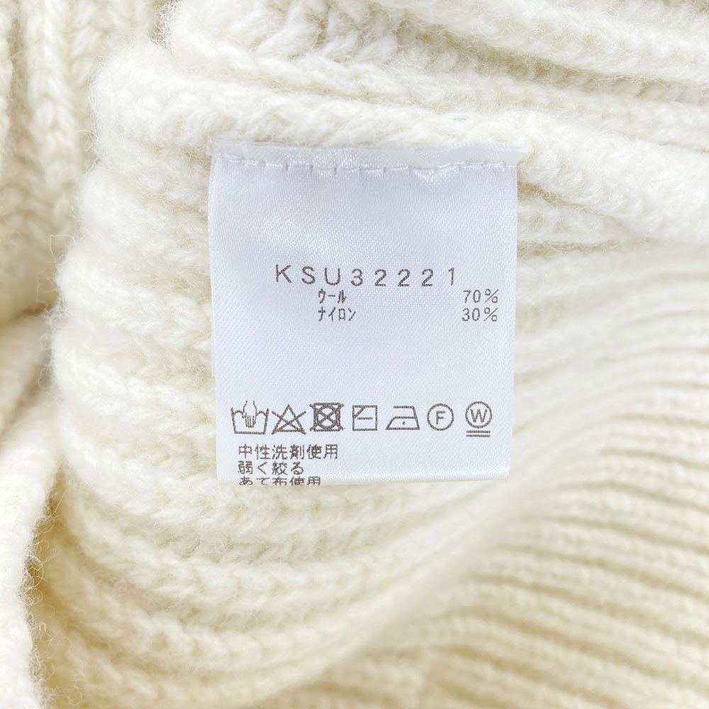 Other Other NEUTRALWORKS Fish and Sheeps Wool Sweater Textile Tops KSU32221 DUTY FREE for USA Size ONE SIZE - 5 Thumbnail