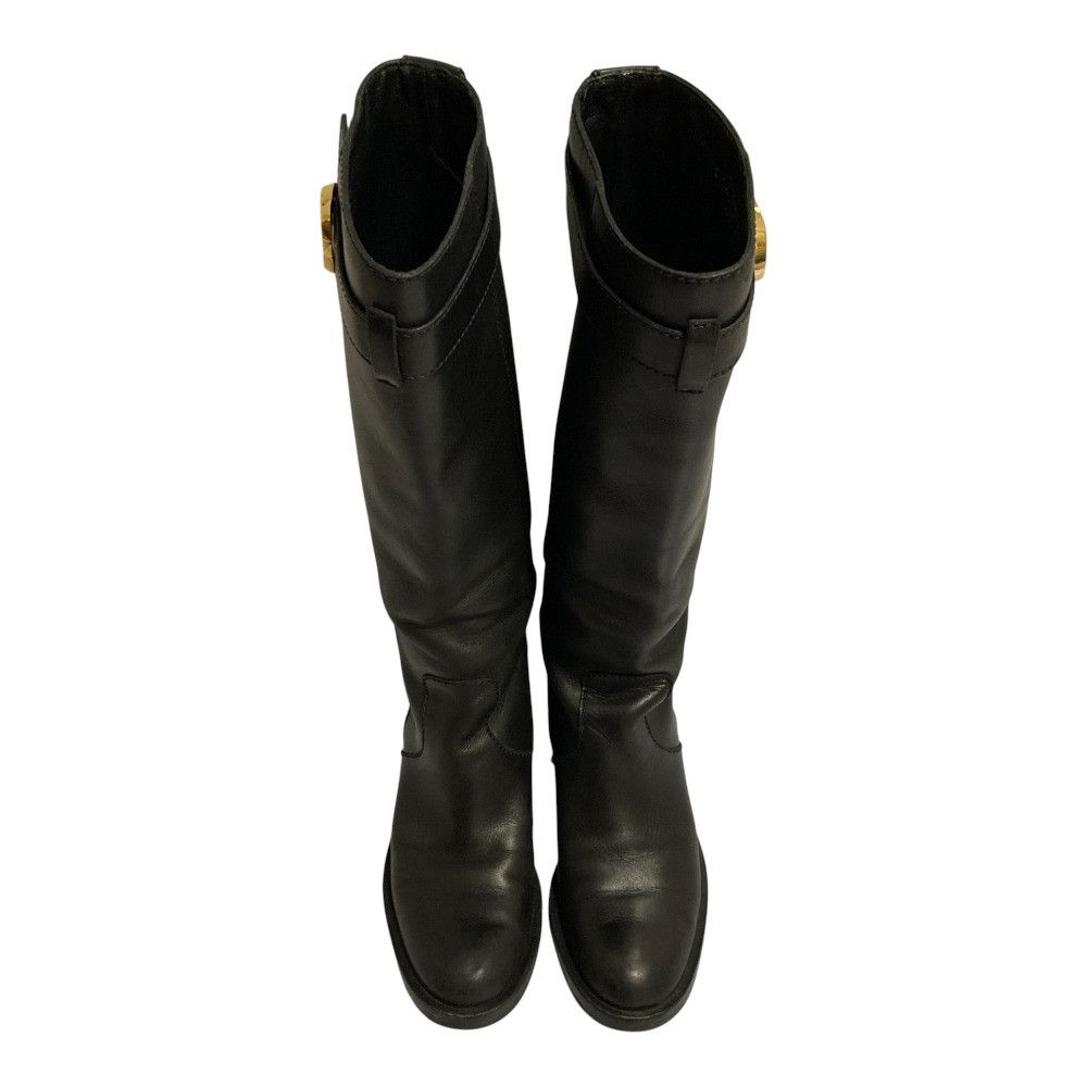Gucci Gucci Gucci GG Marmont Calf Leather Long Boots Leather Shoes 246627 DUTY FREE for USA Size ONE SIZE - 2 Thumbnail