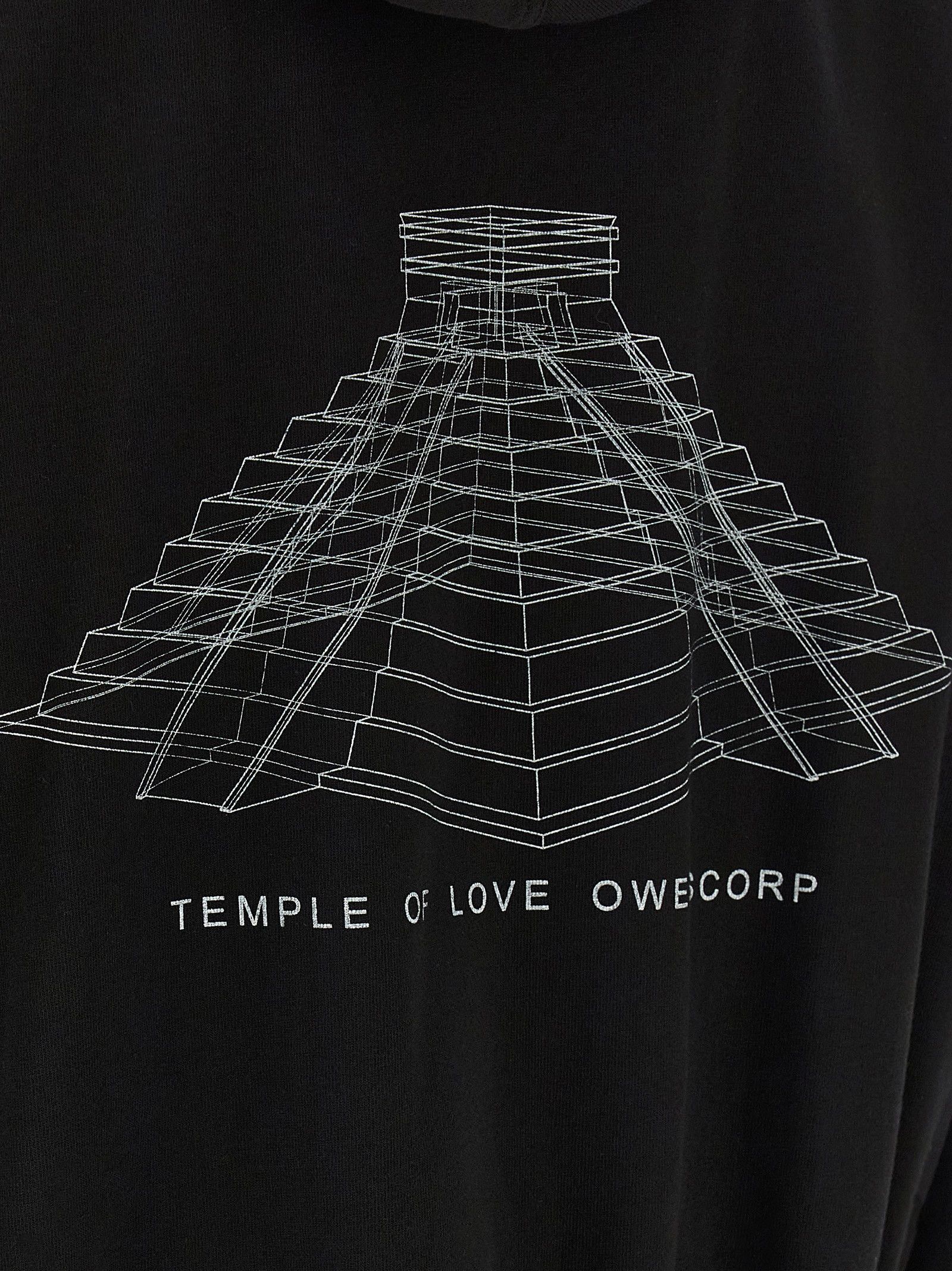 Rick Owens 'Temple Of Love Owenscorptemp' Hoodie Size US L / EU 52-54 / 3 - 4 Thumbnail
