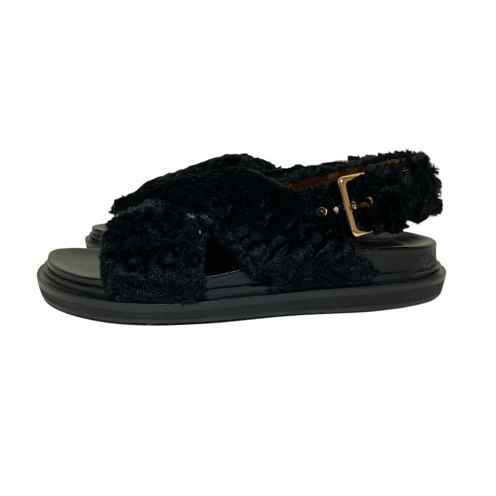 Marni Marni Marni Fussbett Eco Fur Cross Sandals Fur Shoes DUTY FREE for USA Size ONE SIZE - 2 Thumbnail