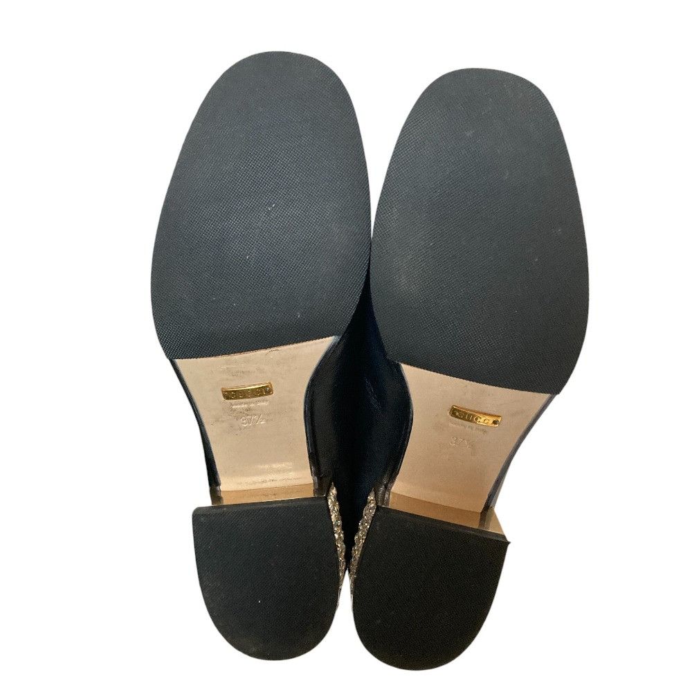 Gucci Gucci Gucci Horsebit Crystal Loafer Pumps Leather Shoes 523097 DUTY FREE for USA Size ONE SIZE - 5 Thumbnail