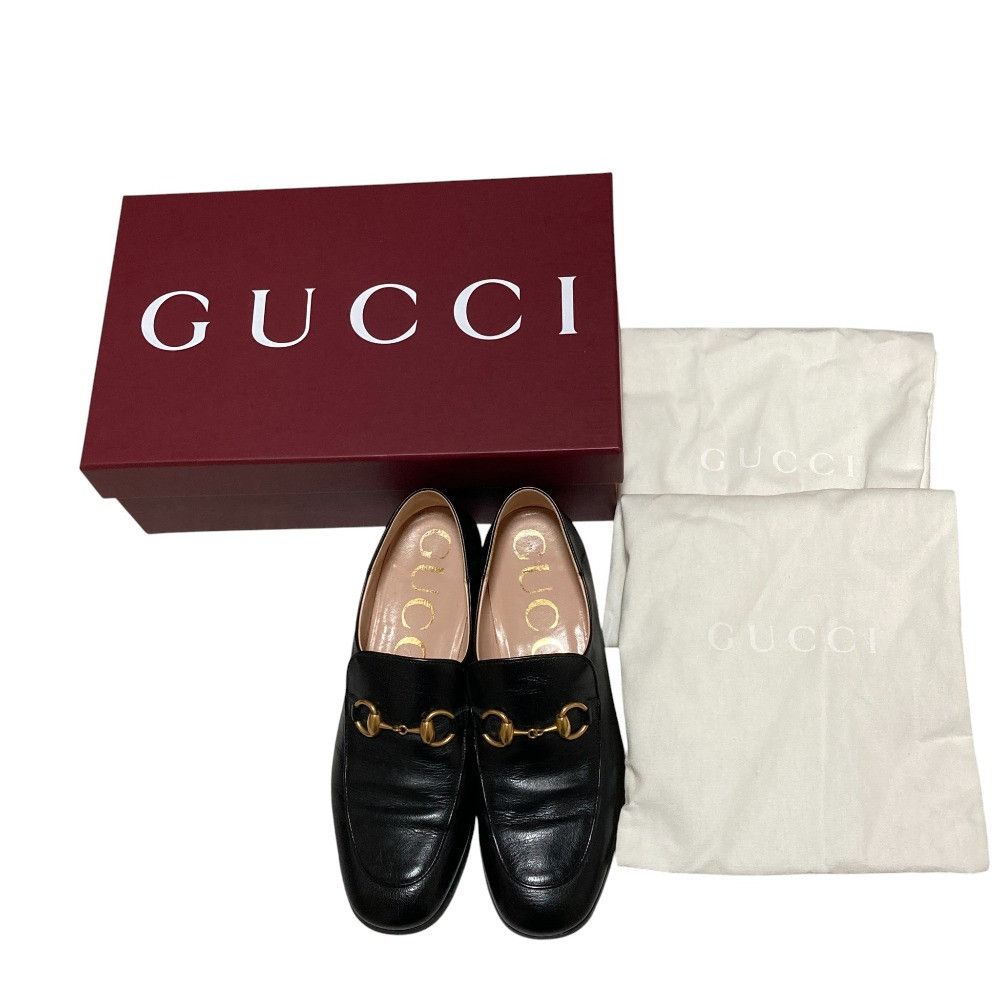 Gucci Gucci Gucci Horsebit Crystal Loafer Pumps Leather Shoes 523097 DUTY FREE for USA Size ONE SIZE - 10 Thumbnail