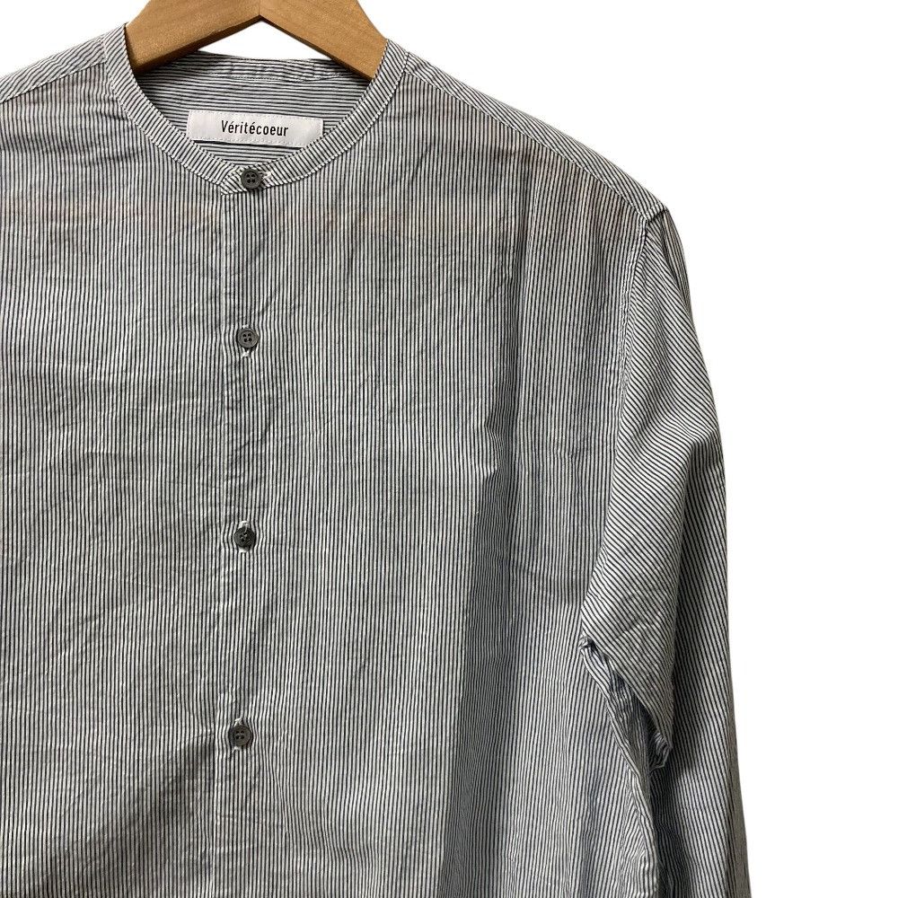 Other Other Veritecoeur STAND COLLAR BASIC SHIRT Shirt Textile Dress Shirt VC-2630 DUTY FREE for USA Size ONE SIZE - 2 Thumbnail