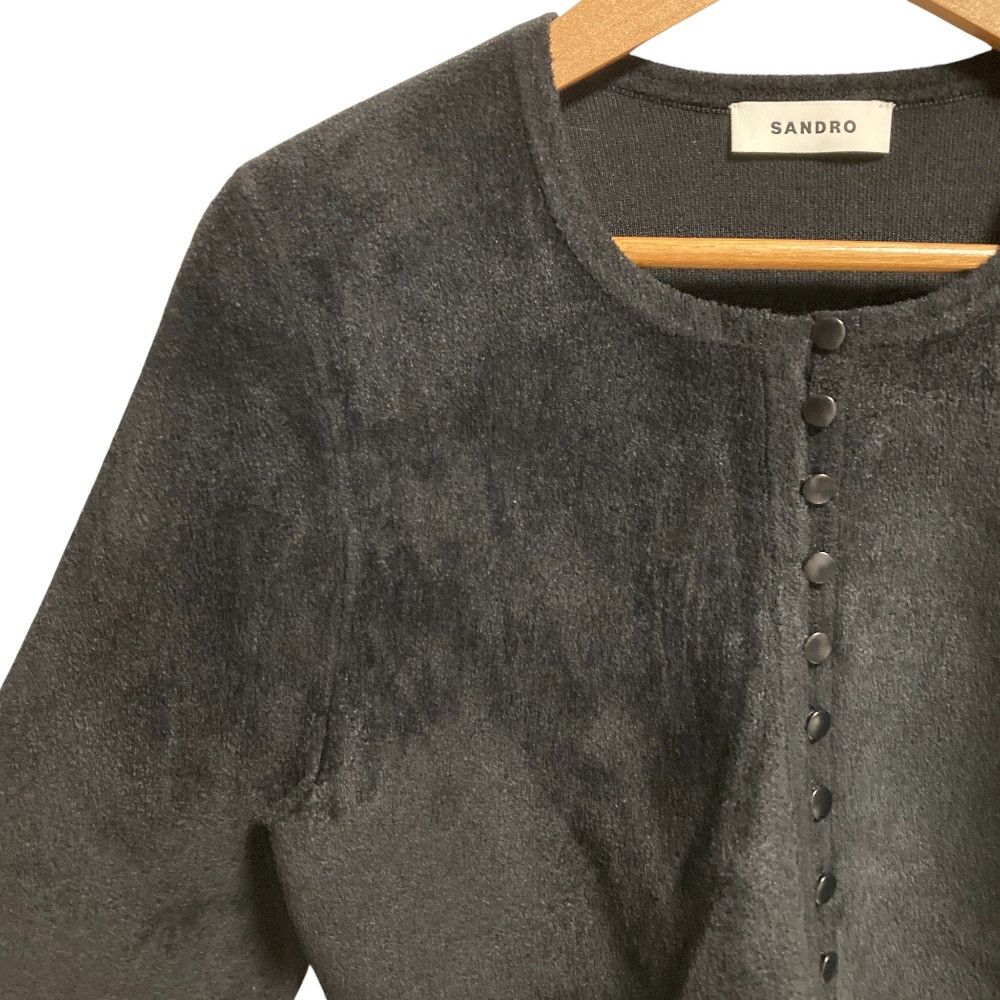 Other Other Sandro Rhinestone Button Cardigan Textile Tops DUTY FREE for USA Size ONE SIZE - 2 Thumbnail