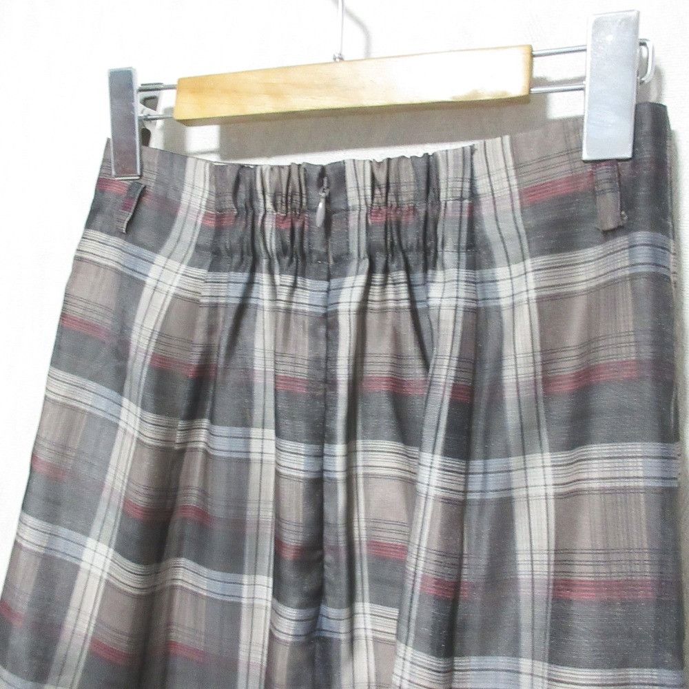 Other Other Apuweiser-riche Asymmetrical Hem Check Skirt Textile Skirts DUTY FREE for USA Size ONE SIZE - 7 Thumbnail