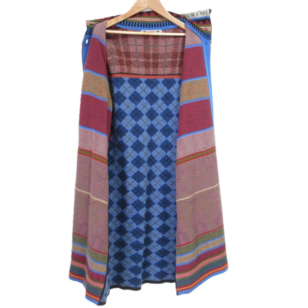 Other Other Olleborebla Alberobello Long Knit Coat Textile Outerwear DUTY FREE for USA Size ONE SIZE - 4 Thumbnail