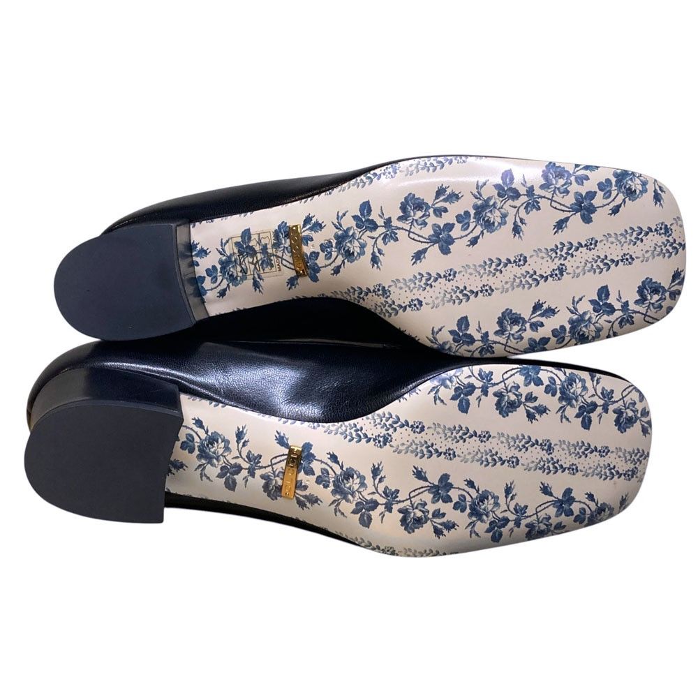Gucci Gucci Gucci Goatskin Feline Ginger Loafer Pumps Leather Shoes DUTY FREE for USA Size ONE SIZE - 4 Thumbnail