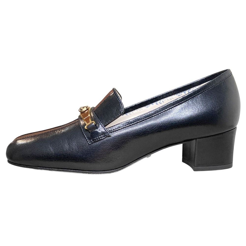 Gucci Gucci Gucci Goatskin Feline Ginger Loafer Pumps Leather Shoes DUTY FREE for USA Size ONE SIZE - 2 Thumbnail