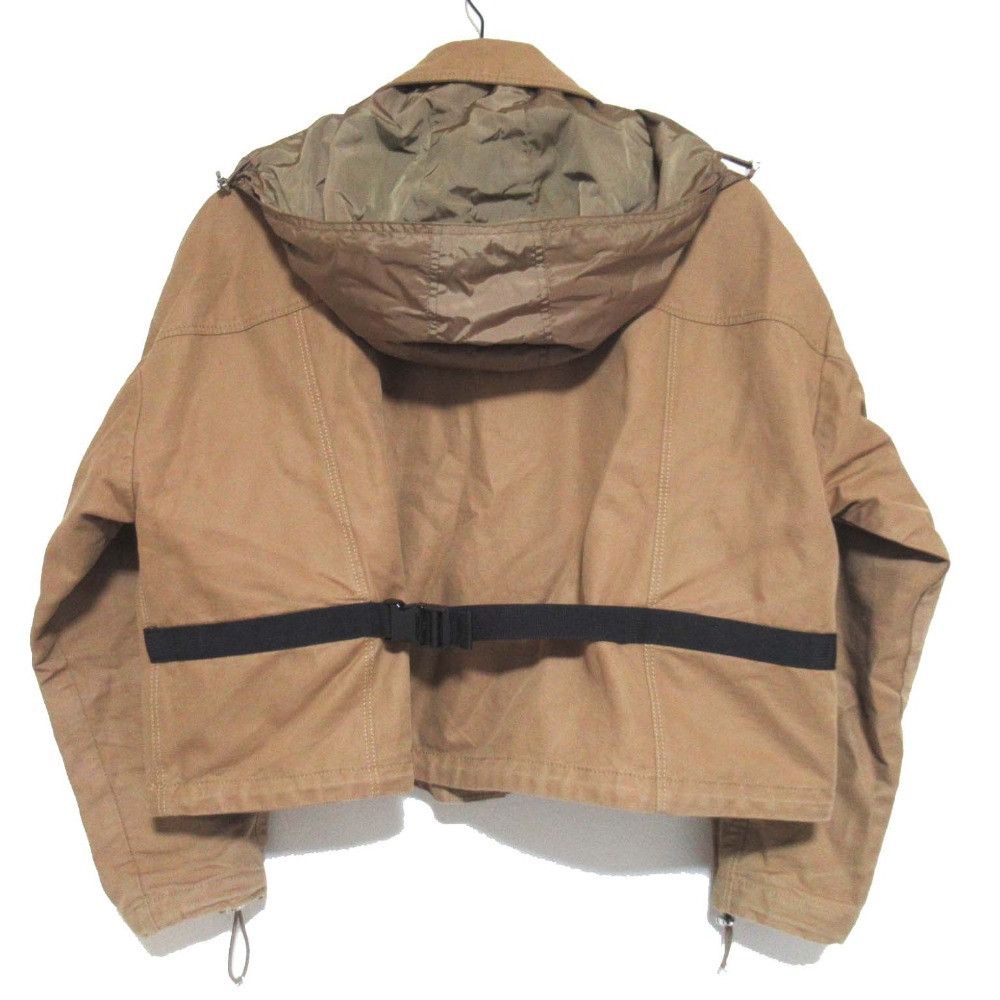 Moncler Moncler Moncler ROUZIC Linen Blend Short Hoodie Jacket Textile Outerwear ROUZIC DUTY FREE for USA Size ONE SIZE - 2 Thumbnail