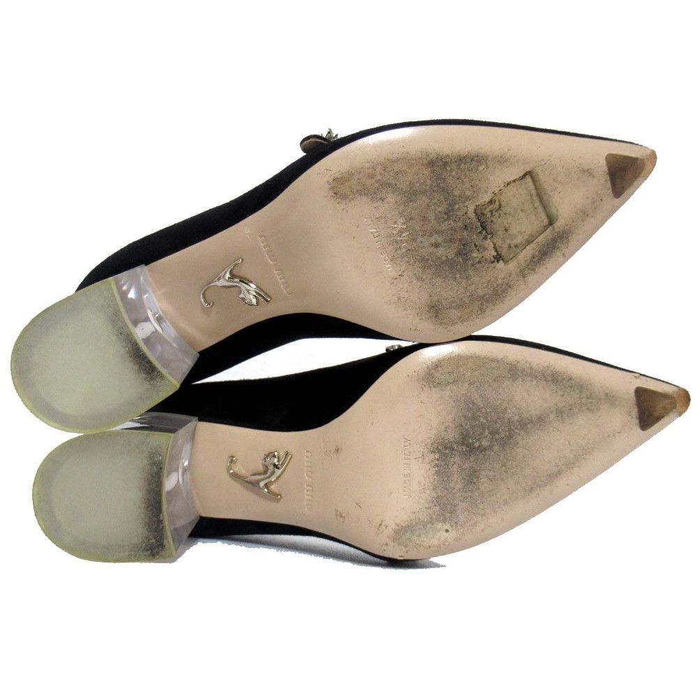 Miu Miu Miu Miu Miu Miu Star Bijou Pumps Leather Shoes DUTY FREE for USA Size ONE SIZE - 9 Thumbnail