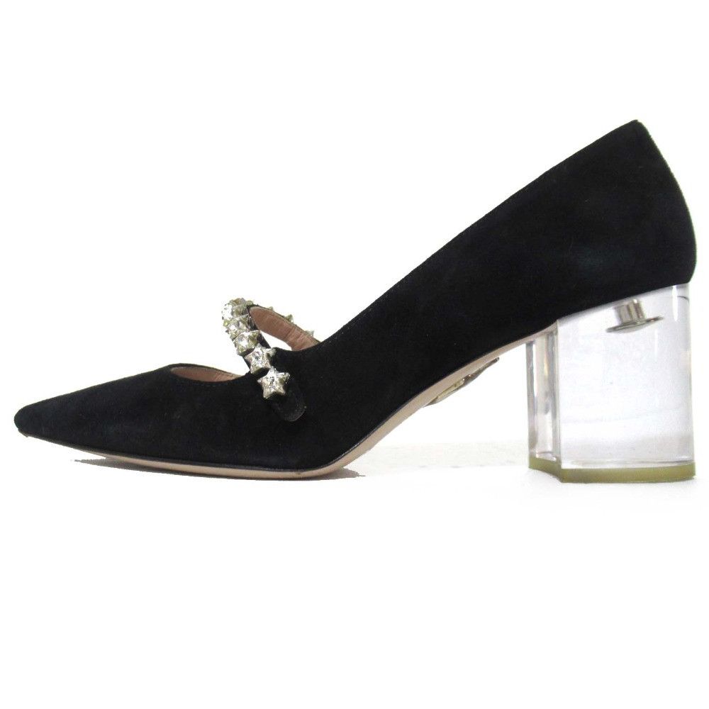 Miu Miu Miu Miu Miu Miu Star Bijou Pumps Leather Shoes DUTY FREE for USA Size ONE SIZE - 2 Thumbnail