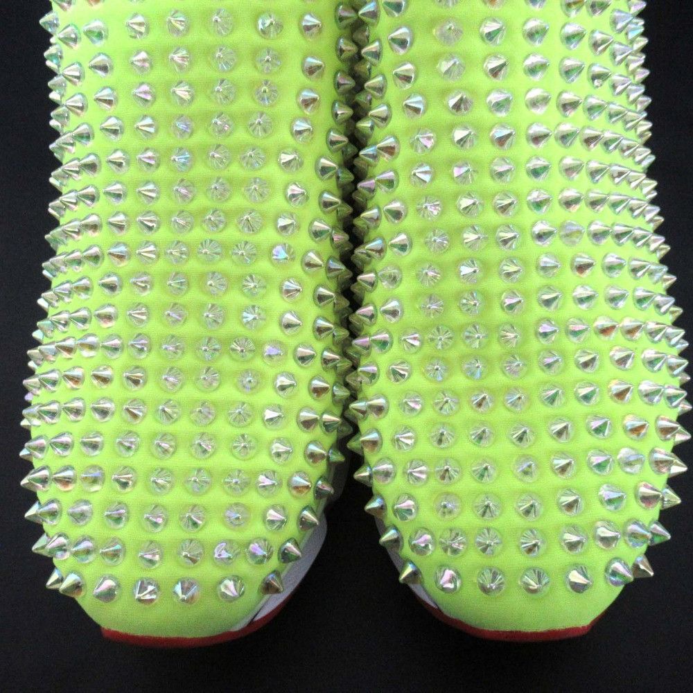 Christian Louboutin Christian Louboutin Christian Louboutin Spike Sock Sneakers Textile Shoes DUTY FREE for USA Size ONE SIZE - 4 Thumbnail