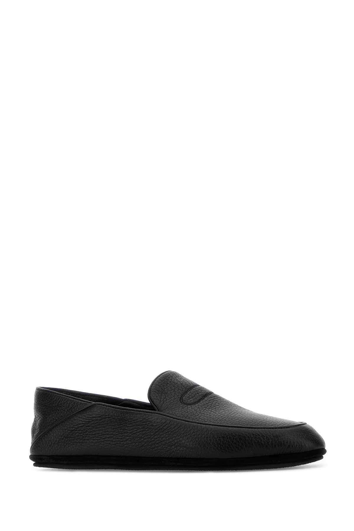 John Lobb Black Leather Kingston Ii Loafers Size US 11 / EU 44 - 2 Thumbnail