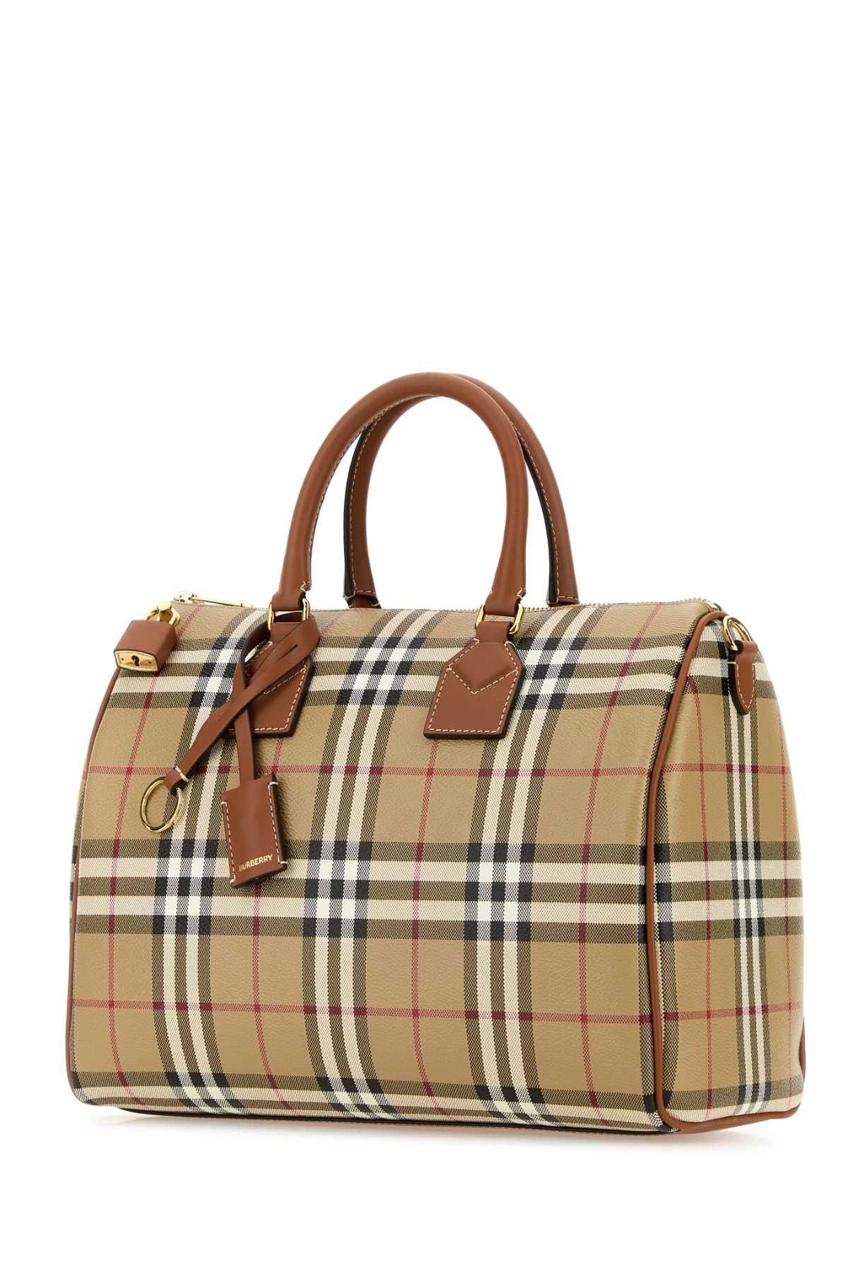 Burberry Printed Canvas Medium Check Handbag Size ONE SIZE - 2 Thumbnail
