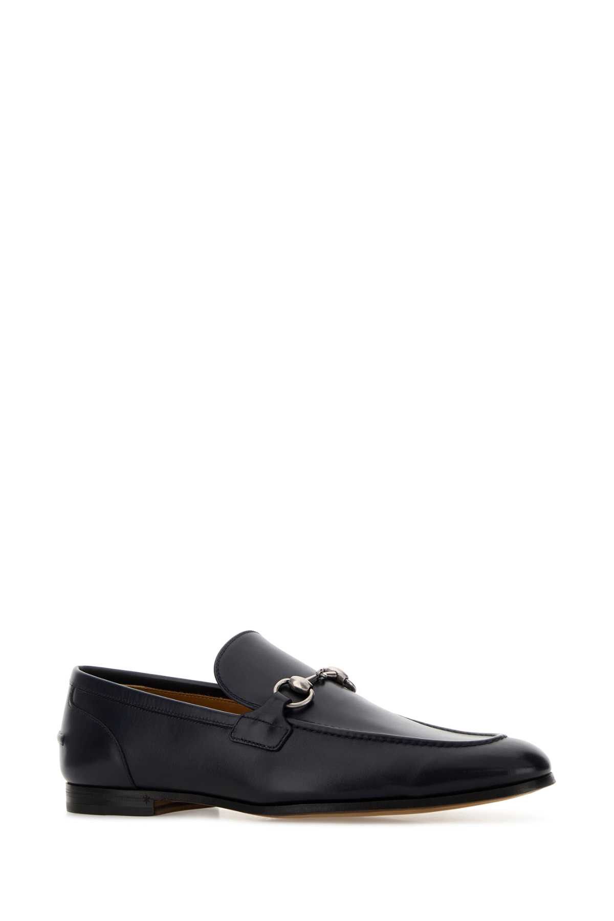 Gucci Midnight Blue Leather Loafers Size US 9.5 / EU 42-43 - 2 Thumbnail