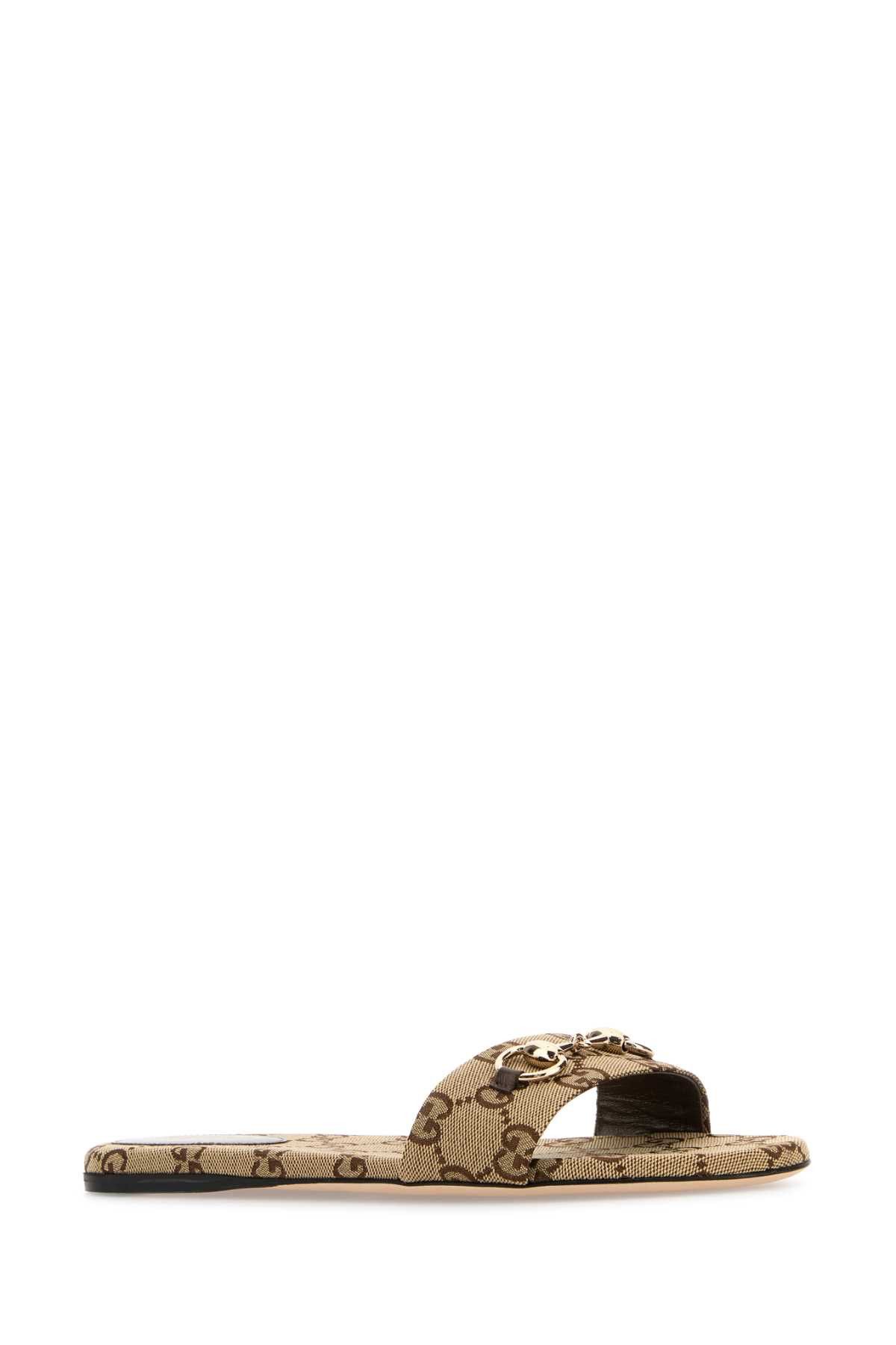 Gucci Gg Fabric Slippers Size US 5 / IT 35 - 2 Thumbnail