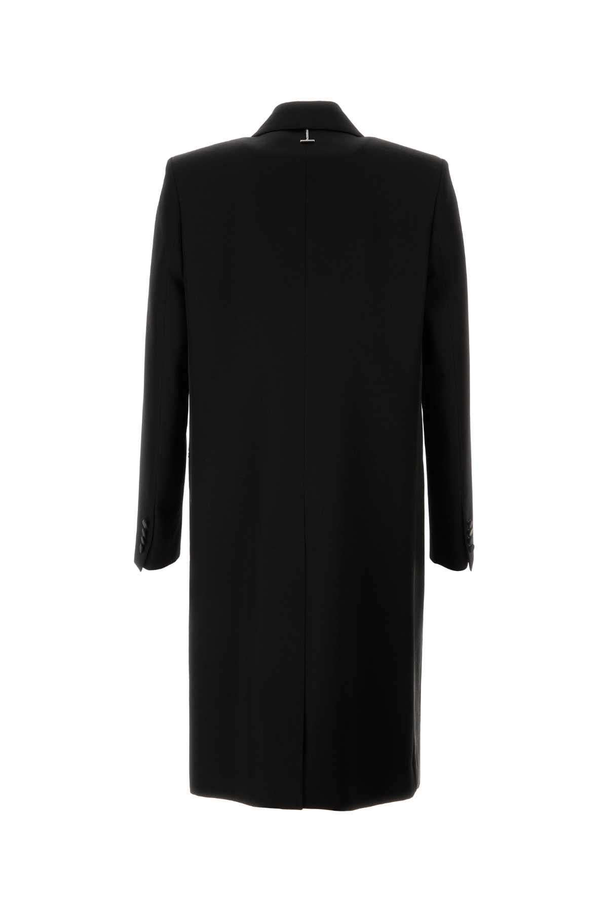 Alexander McQueen Black Wool Coat Size US L / EU 52-54 / 3 - 2 Thumbnail