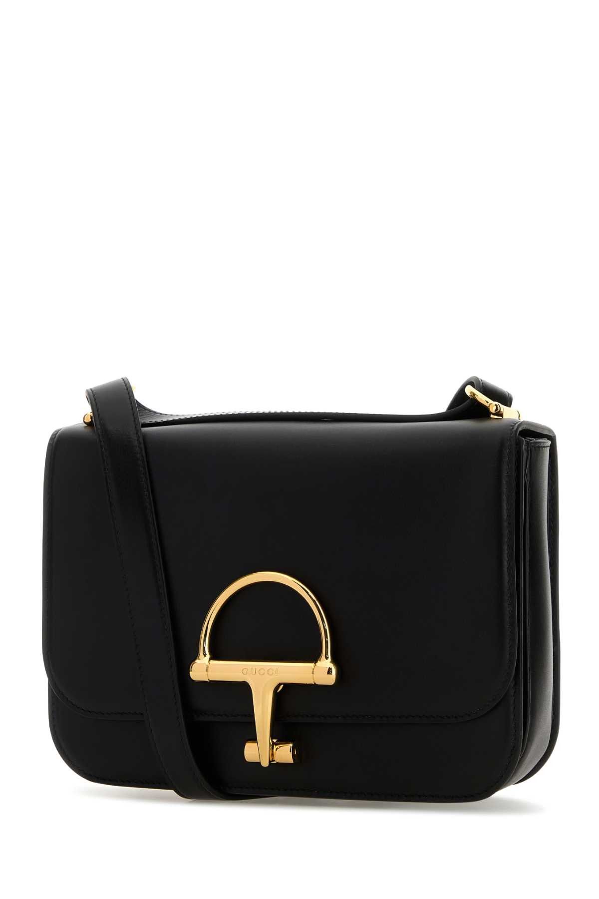 Gucci Black Leather Small Gucci Siena Shoulder Bag Size ONE SIZE - 2 Thumbnail